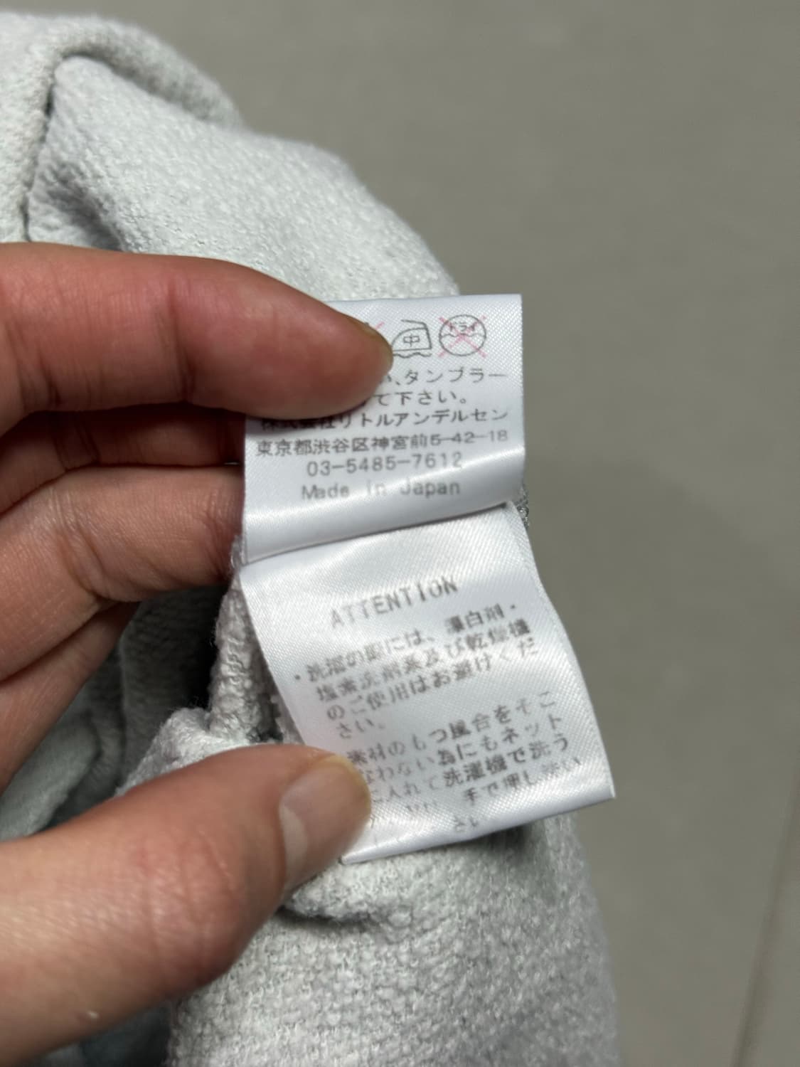 히스테릭 글래머 아카이브 listen to the evil 맨투맨 스웨터 상품이미지3