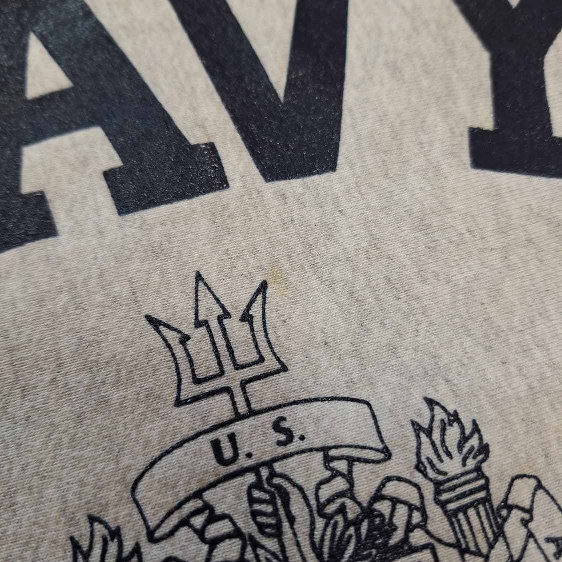 90s 미제 미해군사관학교 navy 리버스위브 스웻셔츠 상품이미지7