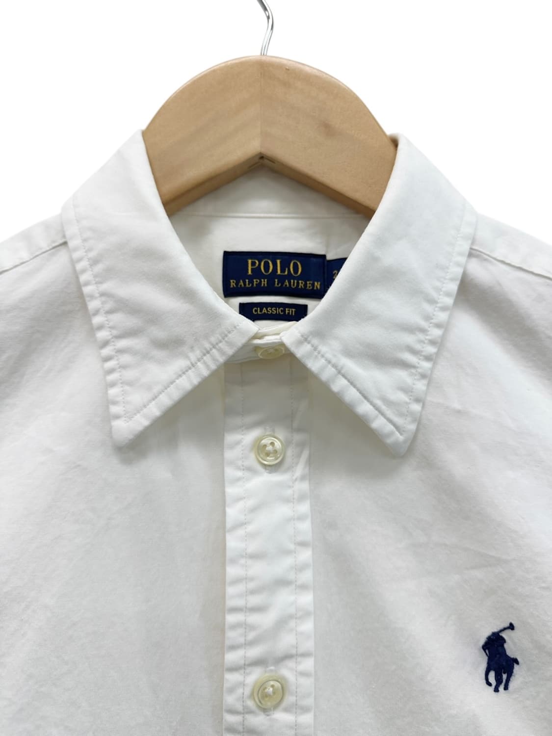 폴로 클래식핏 옥스포드 셔츠 화이트 (2/여성S추천) 상품이미지3