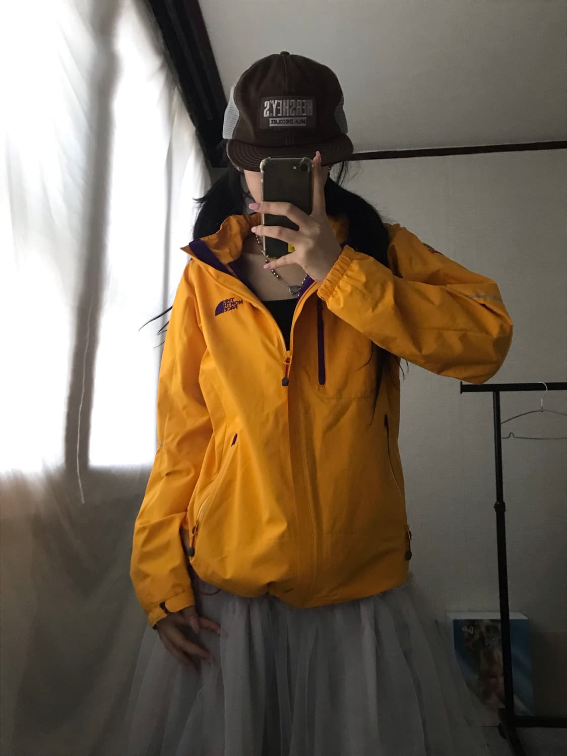 노페 옐로우 바람막이 상품이미지5