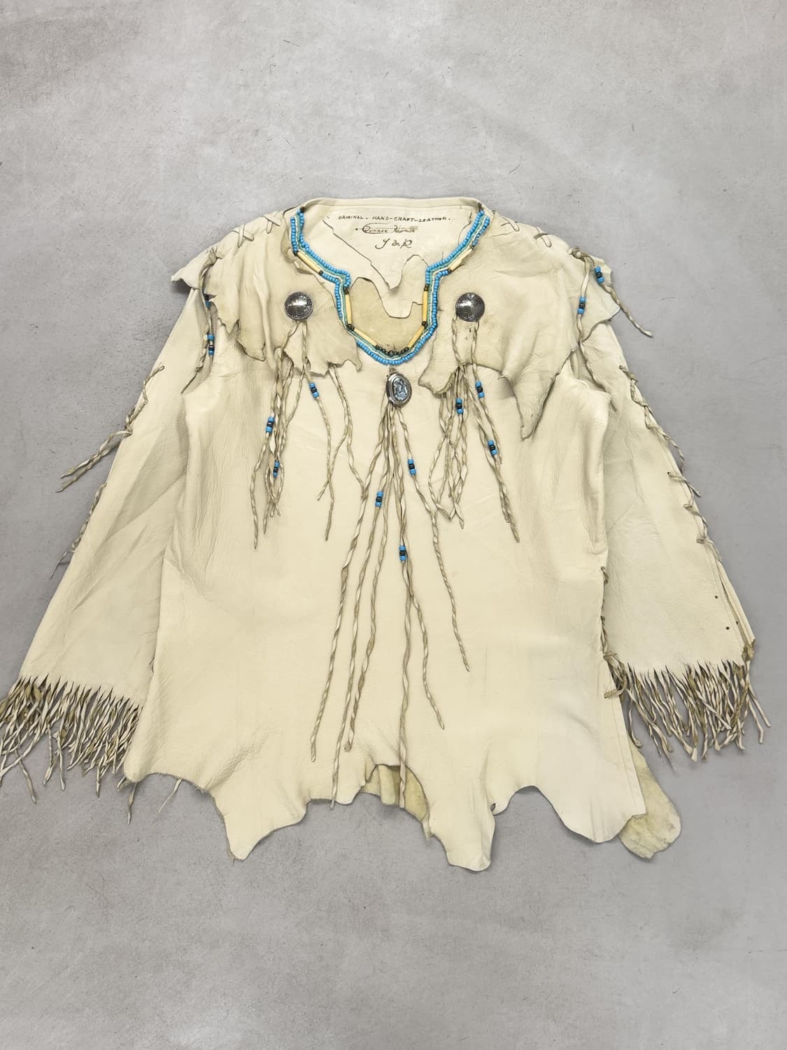 70s ‘Runner Horse’  웨스턴 벅스킨 프린지 셔츠 상품이미지1