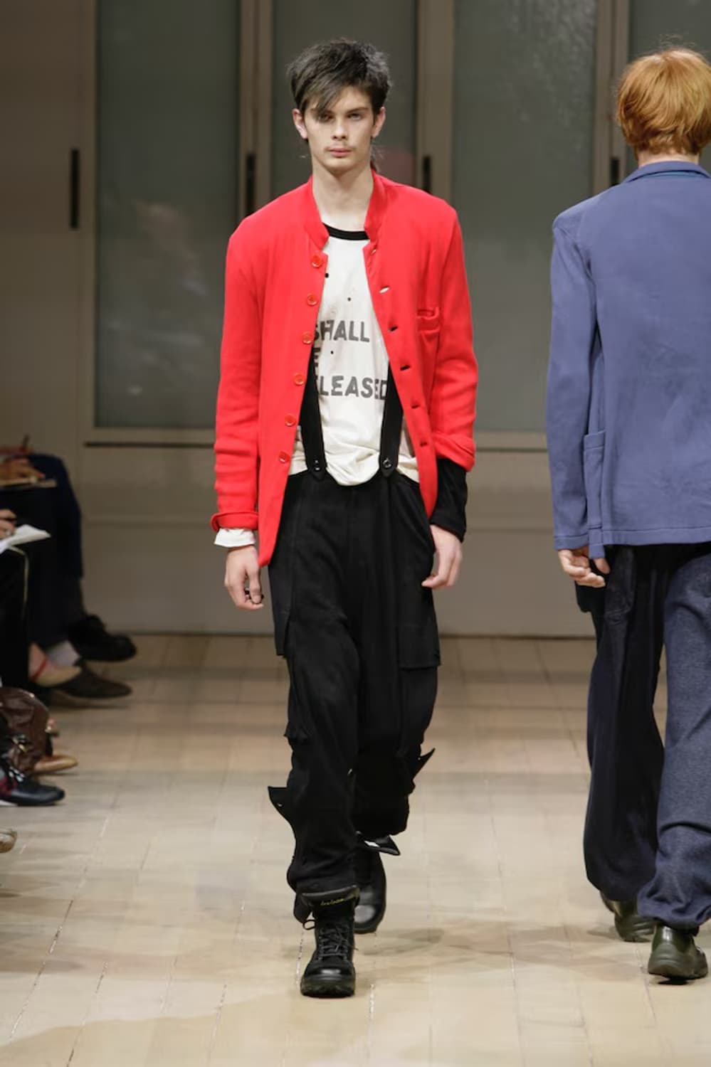 요지야마모토 뿌르옴므 08ss 레드 자켓 상품이미지1