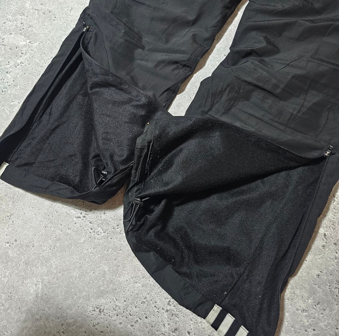 아디다스 삼선 블랙 트랙팬츠 바람막이 와이드 바지 상품이미지5