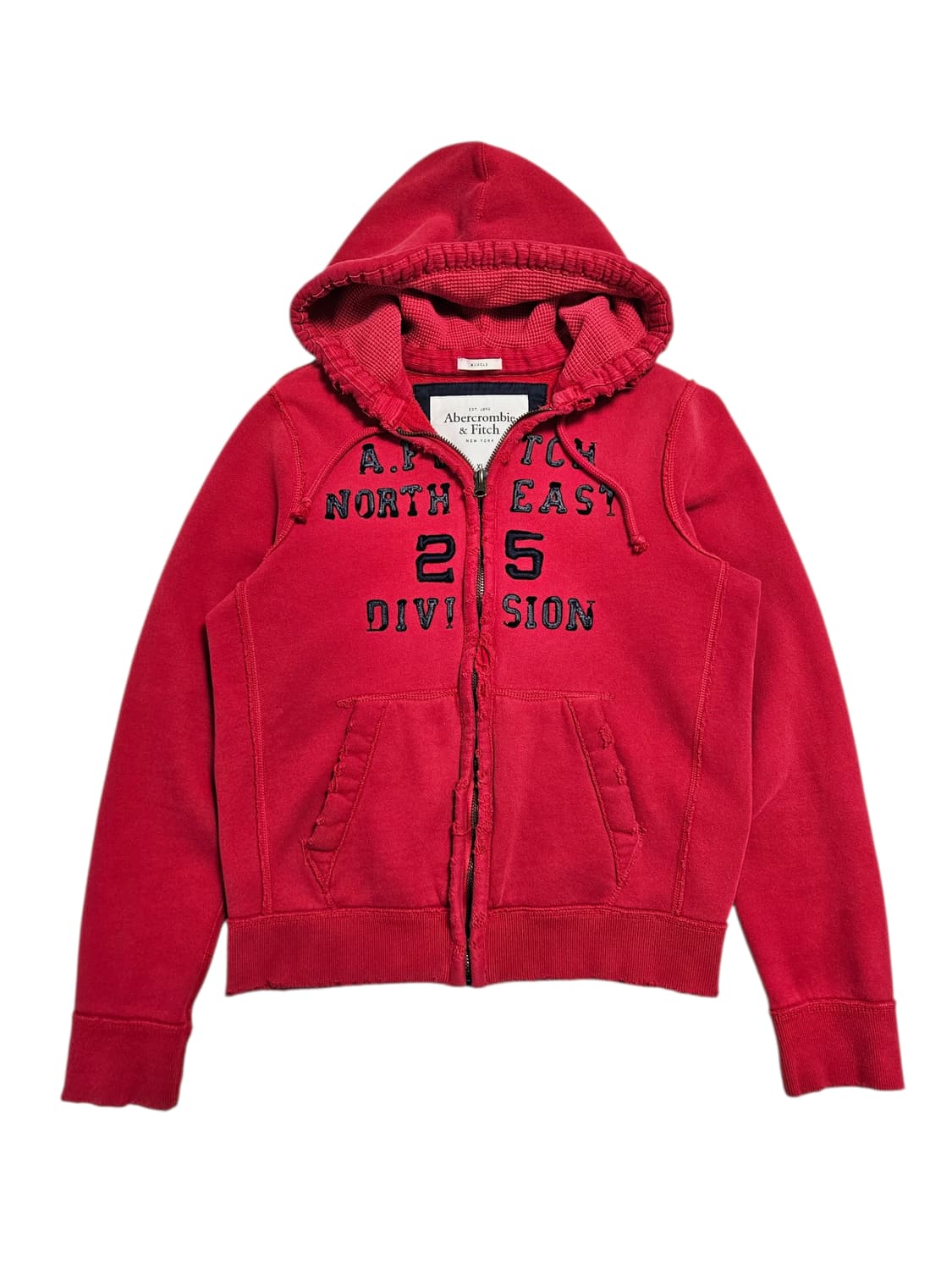아베크롬비 머슬핏 후드 집업 레드 상품이미지2