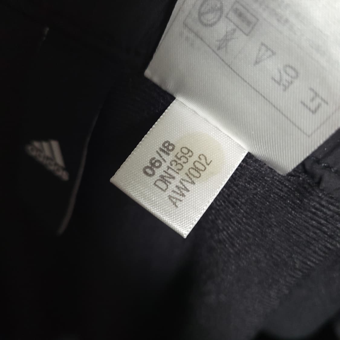 (2XL) ADIDAS 아디다스 삼선 트레이닝 바지 블랙 비닐 상품이미지5