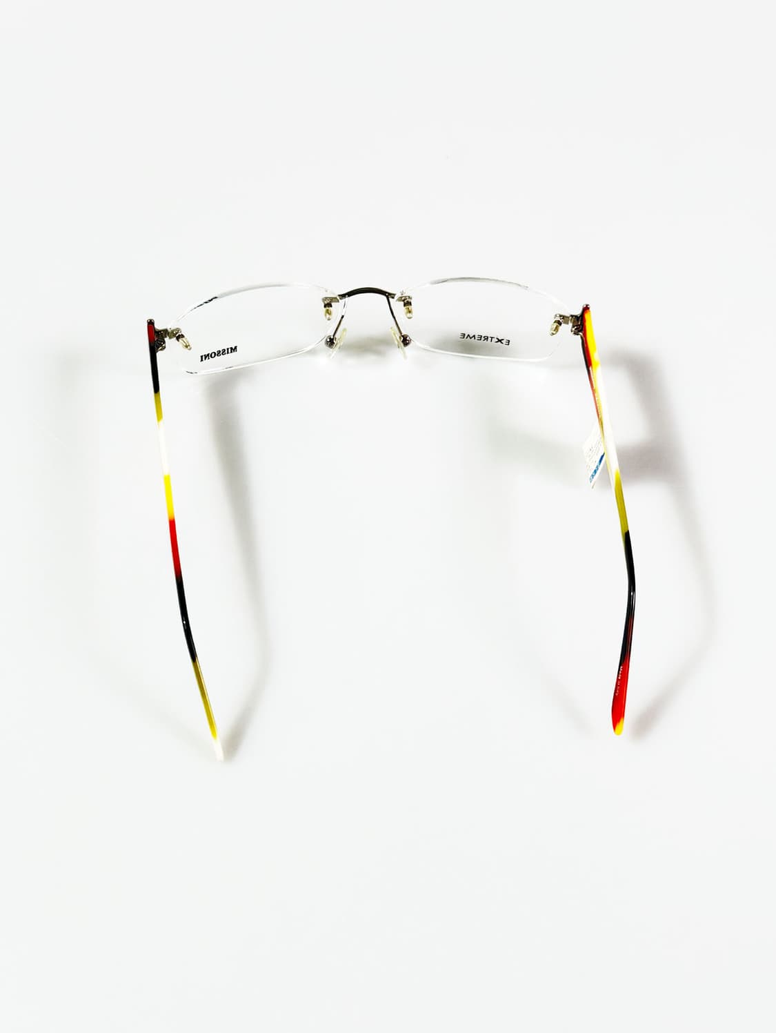 MISSONI 미쏘니 무테 스퀘어 메탈 프레임 빈티지 안경 상품이미지5