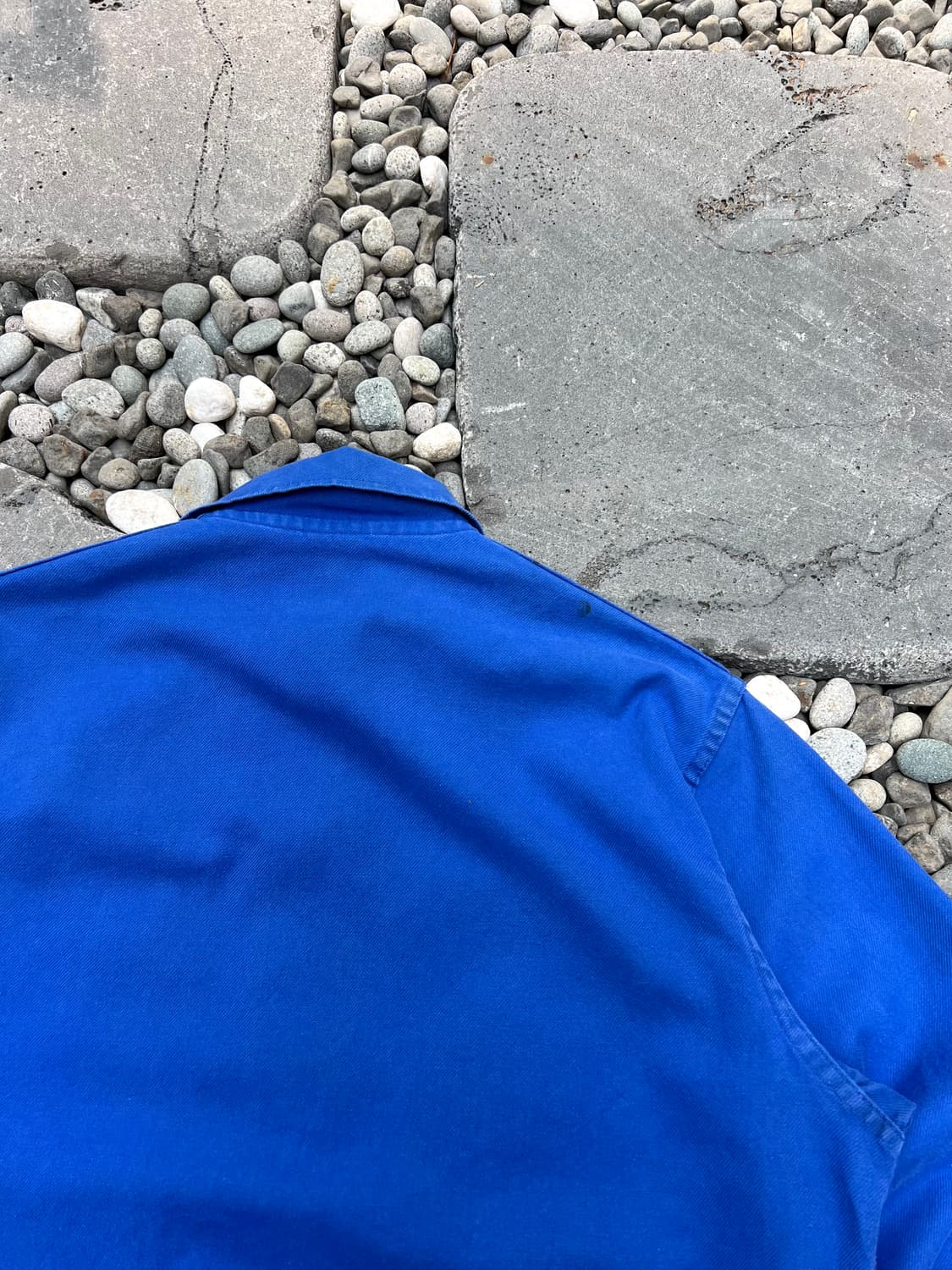 OLD VINTAGE WASHING BLUE FRENCH 프렌치워크자켓 상품이미지10