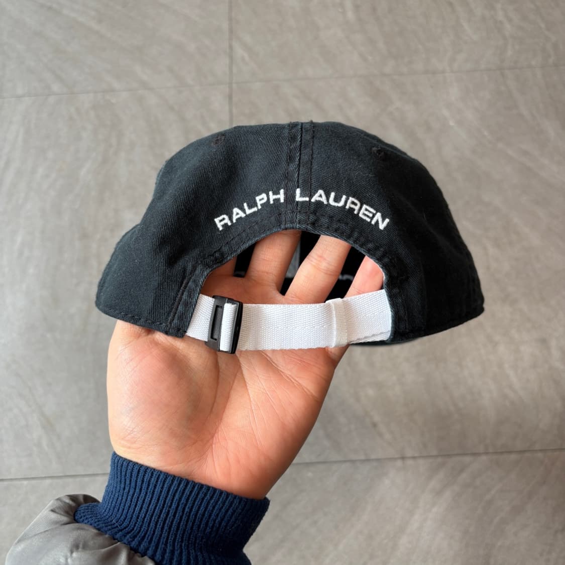폴로 정품 스포츠 트윌 블랙 캡 상품이미지3