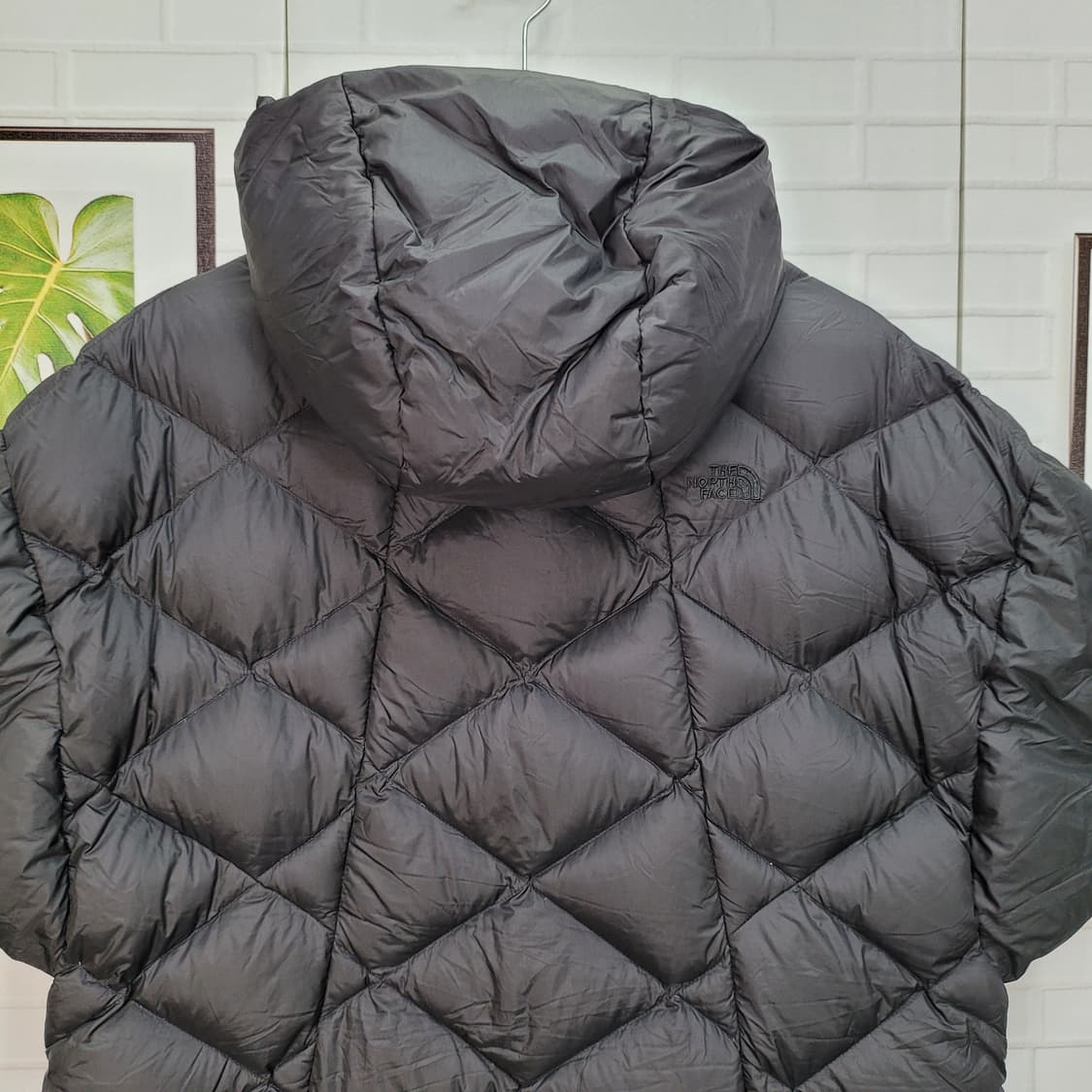 노스페이스 550필 구스다운 파노던 케이프릿 숏 패딩 자켓 L사이즈 상품이미지7