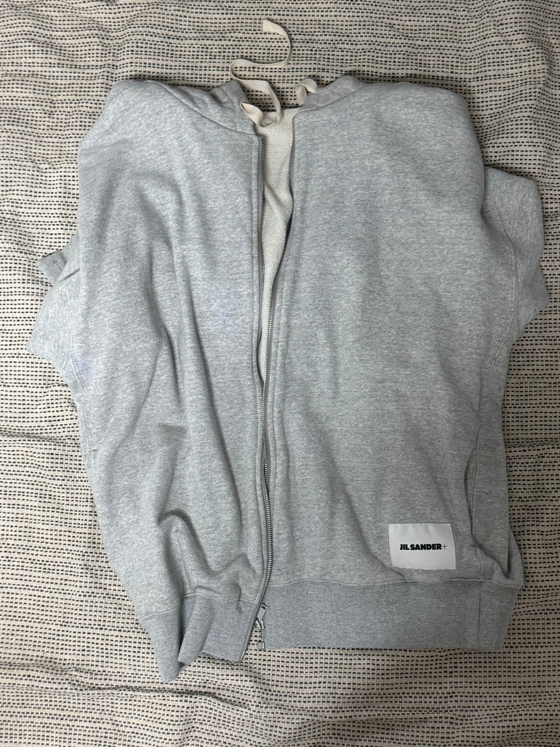 Jilsander hoodie 질샌더 그레이 후드집업 상품이미지3