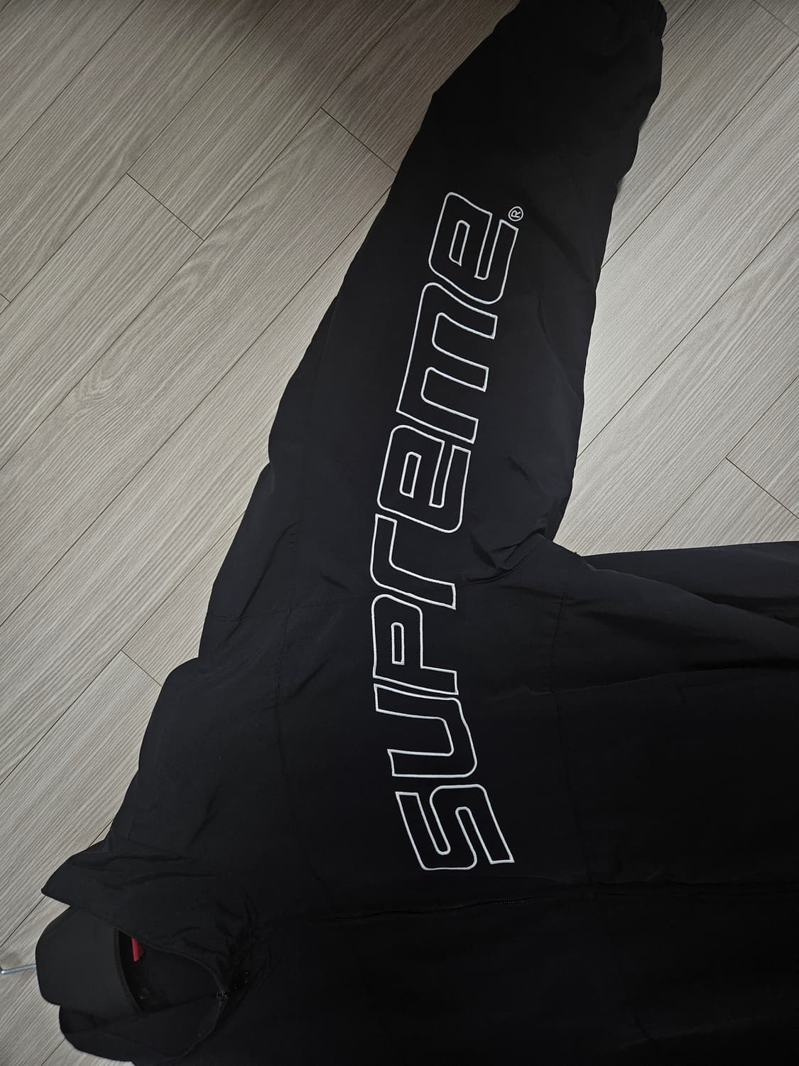 24ss 슈프림 커브드 트랙자켓 XL 극미중고 상품이미지2