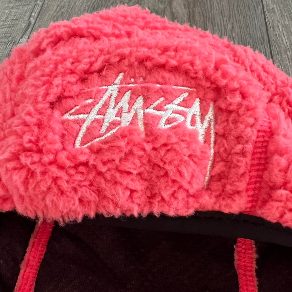 스투시 플리스 바라클라바 핑크 상품이미지2