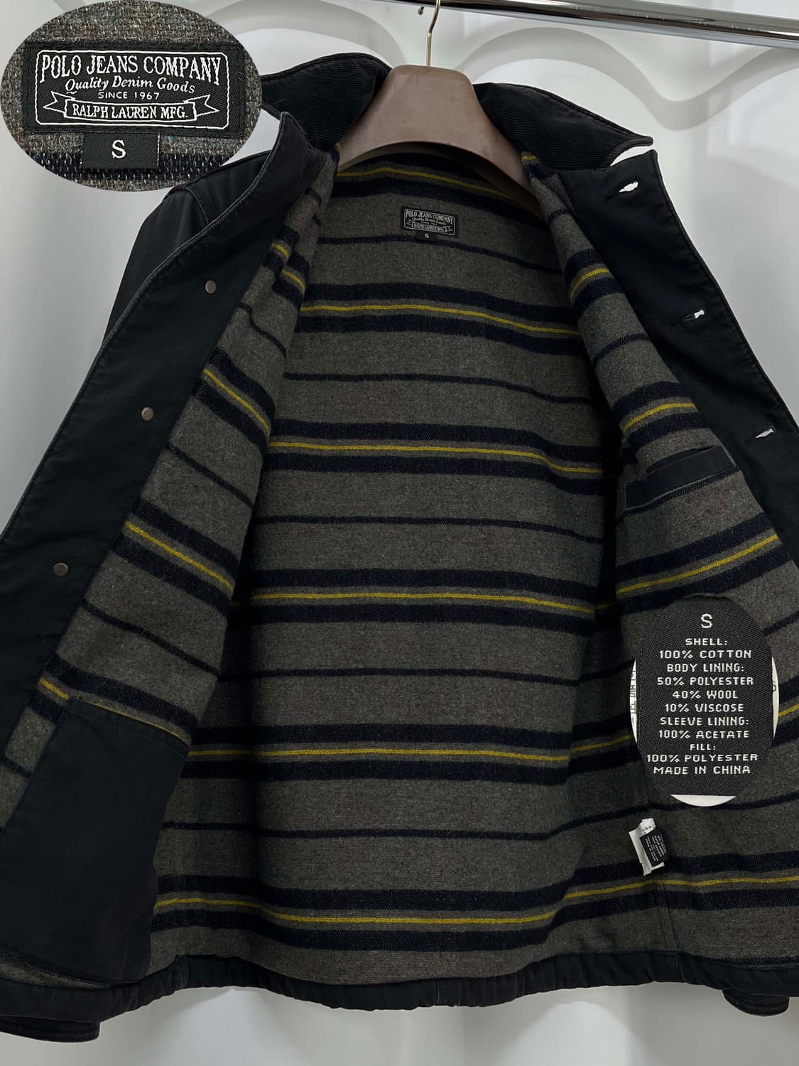 폴로 랄프로렌 사우스웨스트 인디언헤드 스톤 블랙데님 초어자켓 상품이미지3