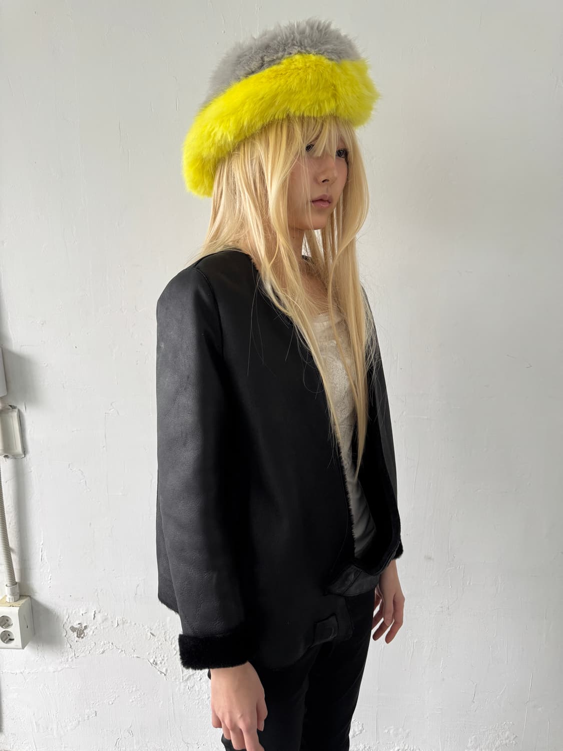 Soft sheep skin leather jacket 상품이미지2