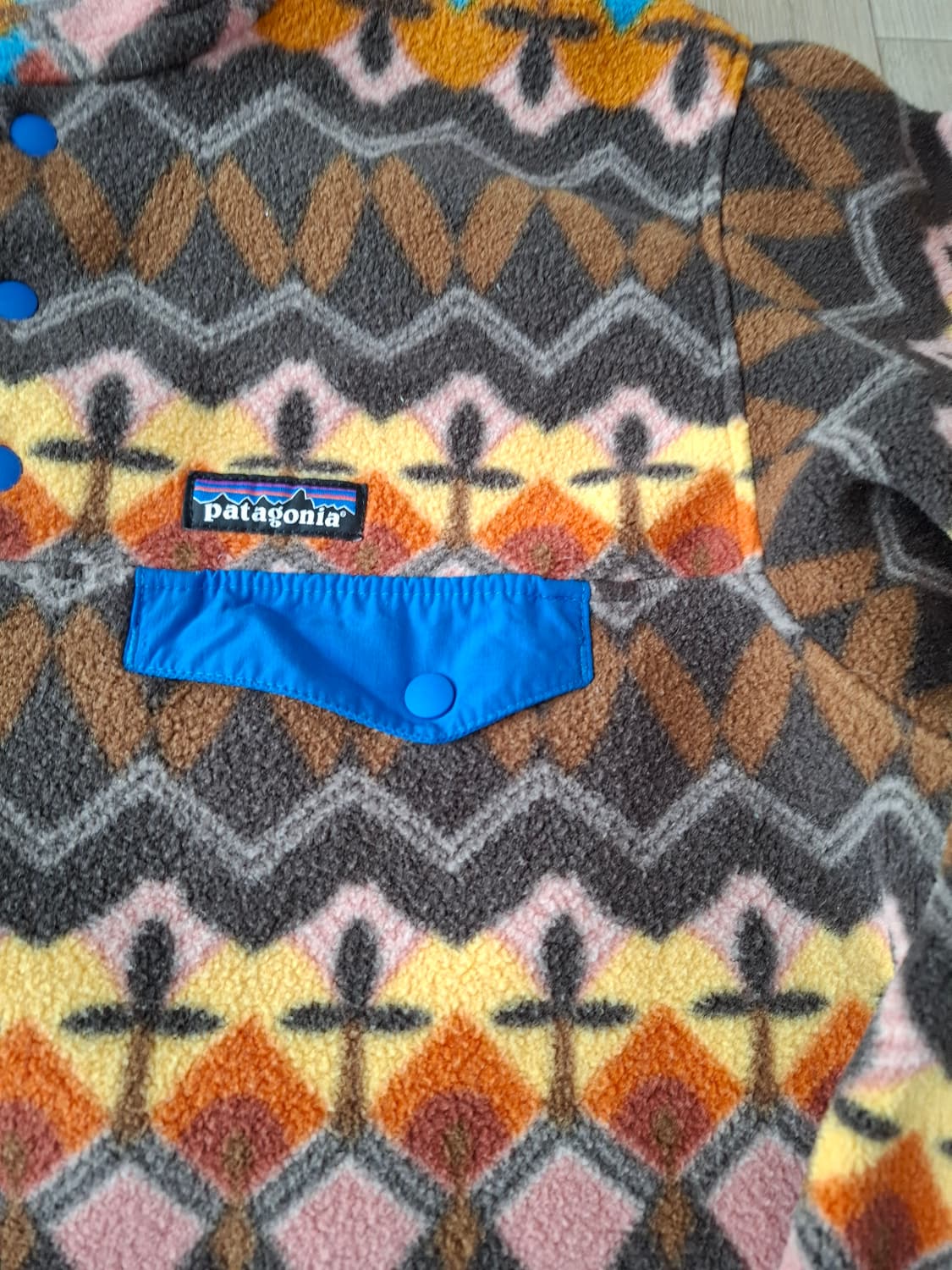 L 파타고니아 신칠라 패턴 플리스 풀오버 상품이미지2