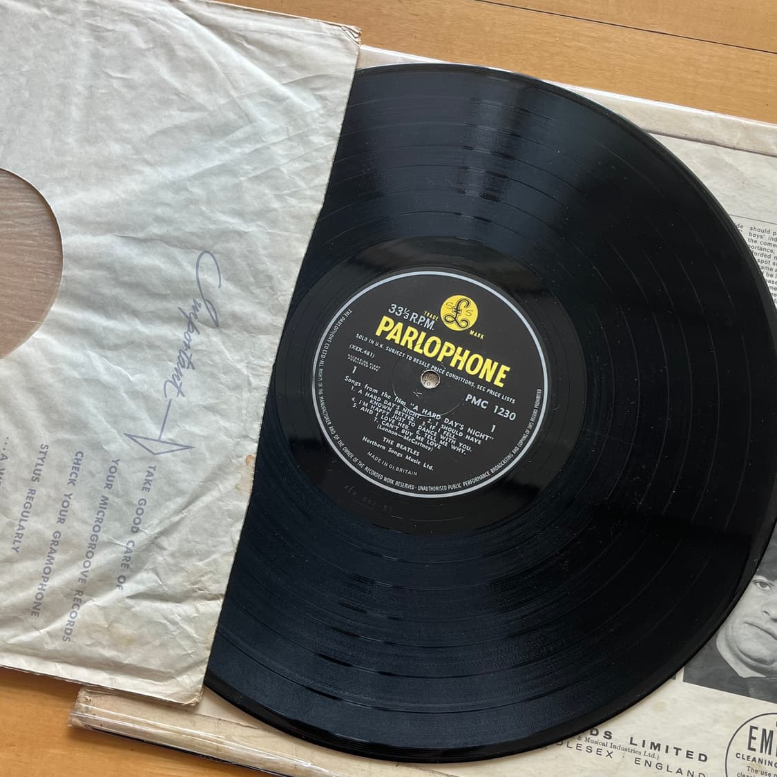 비틀즈 A Hard Day’s Night UK Mono LP 상품이미지4