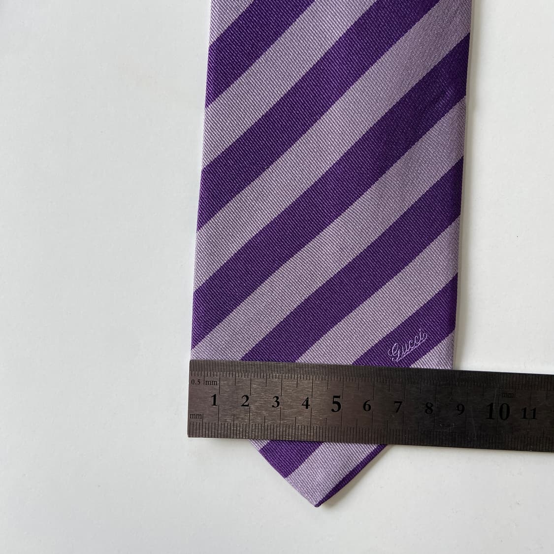 최상급 구찌(GUCCI) 영문로고 명품 정품 넥타이 상품이미지8