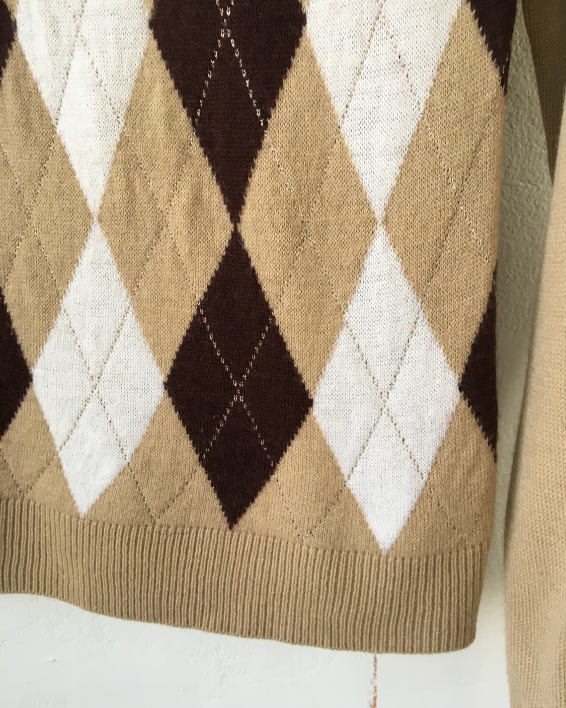 Argyle pattern knit 상품이미지5