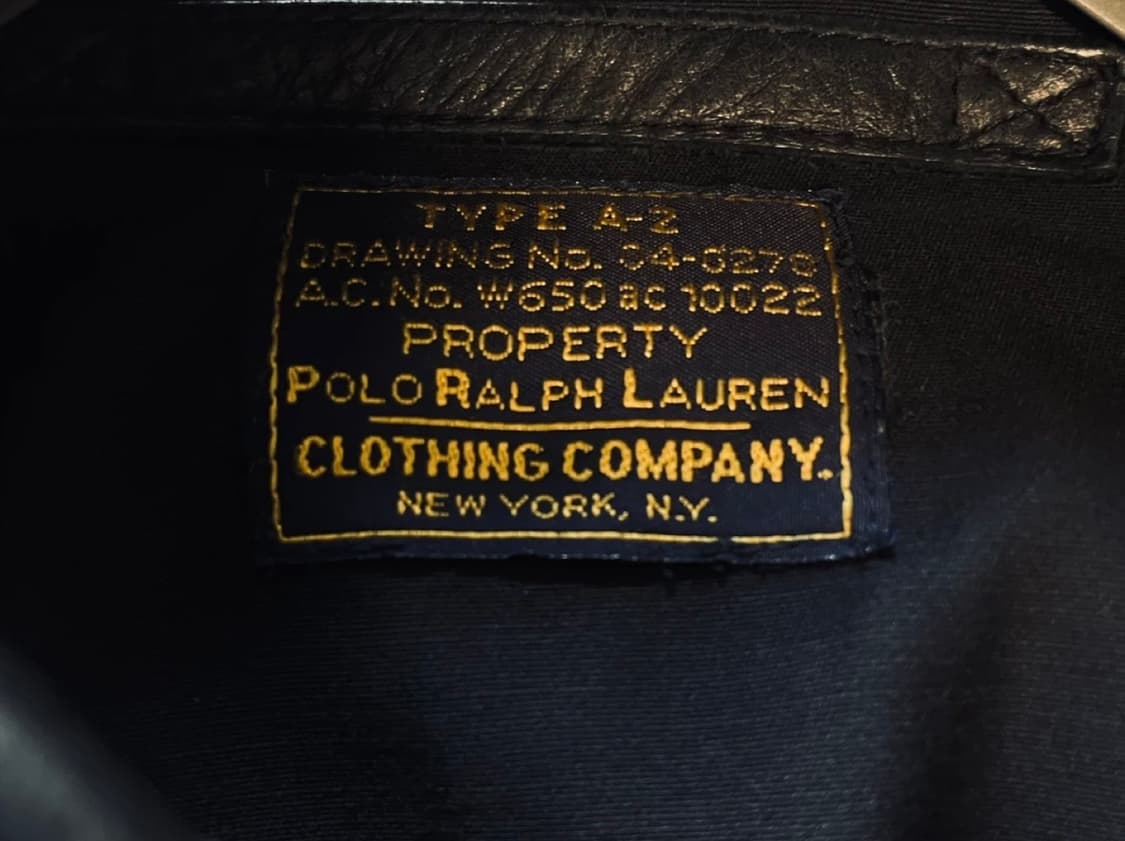 (네고가능)정품 폴로 랄프로렌 A-2 가죽자켓 상품이미지10