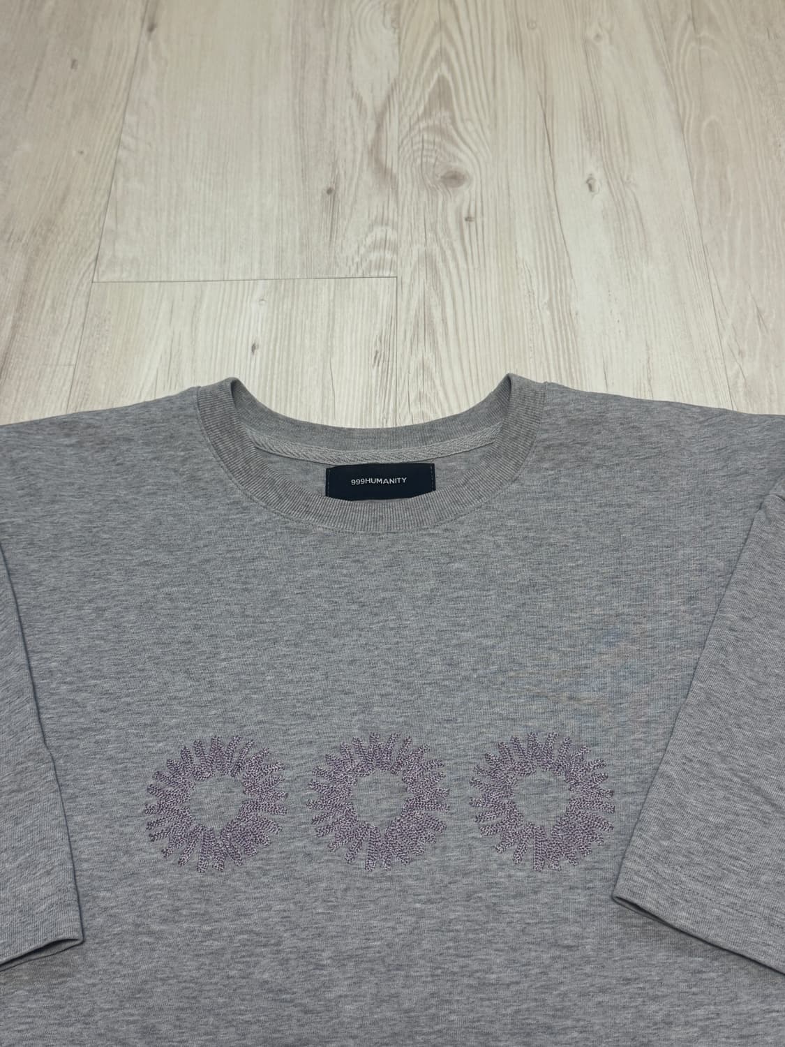 999휴머니티 EVD LOGO 반팔티(MELANGE GREY) 3(L) 상품이미지3