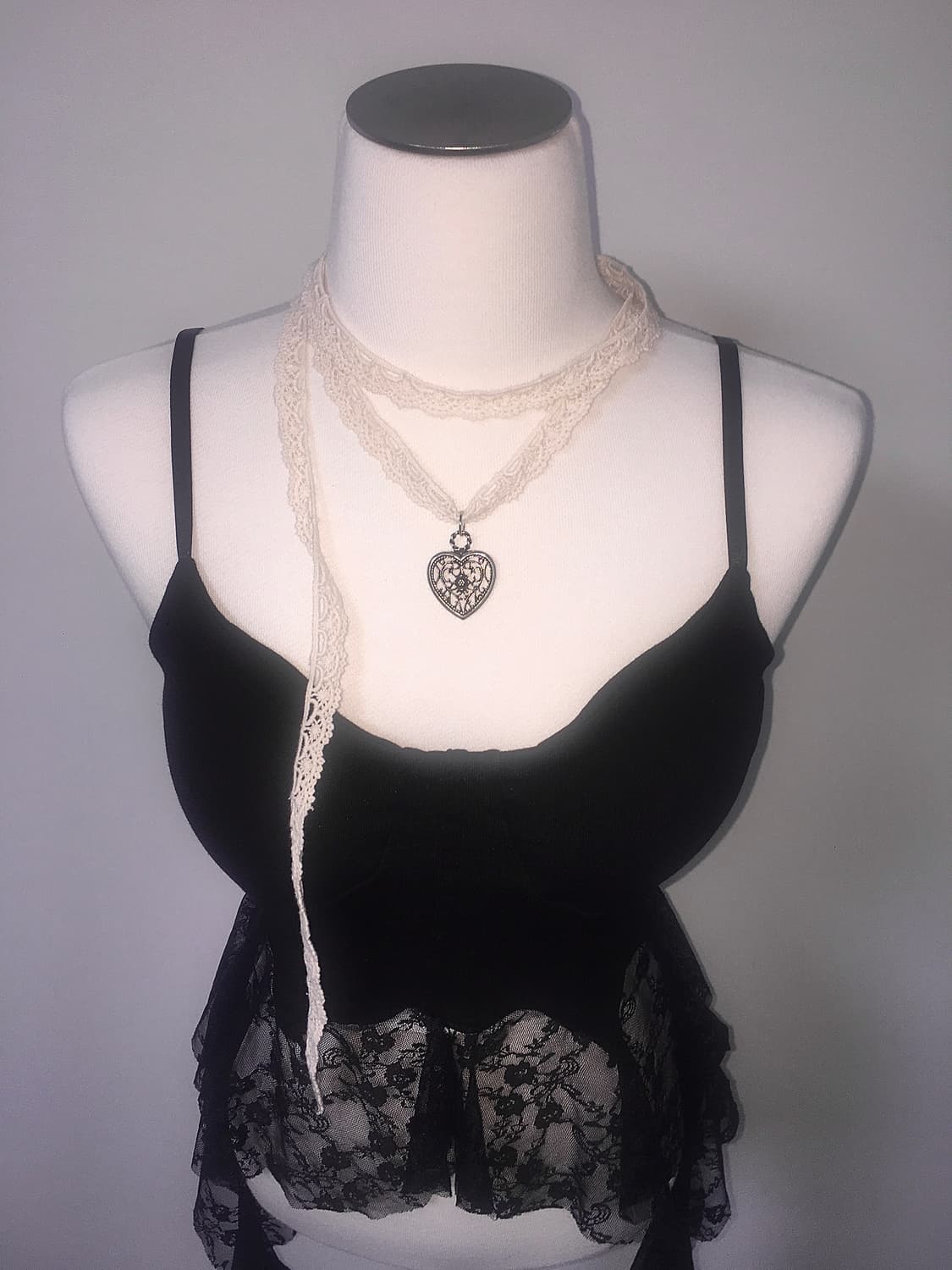 Viburnum shop 하트레이스 목걸이 상품이미지4