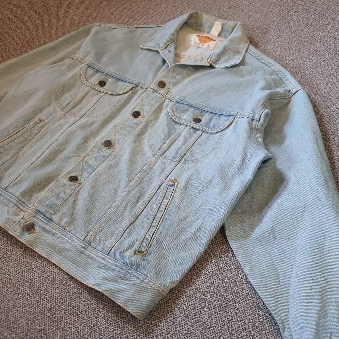 90s Hard Rock Cafe Las Vegas 데님 자켓 no.45 상품이미지3