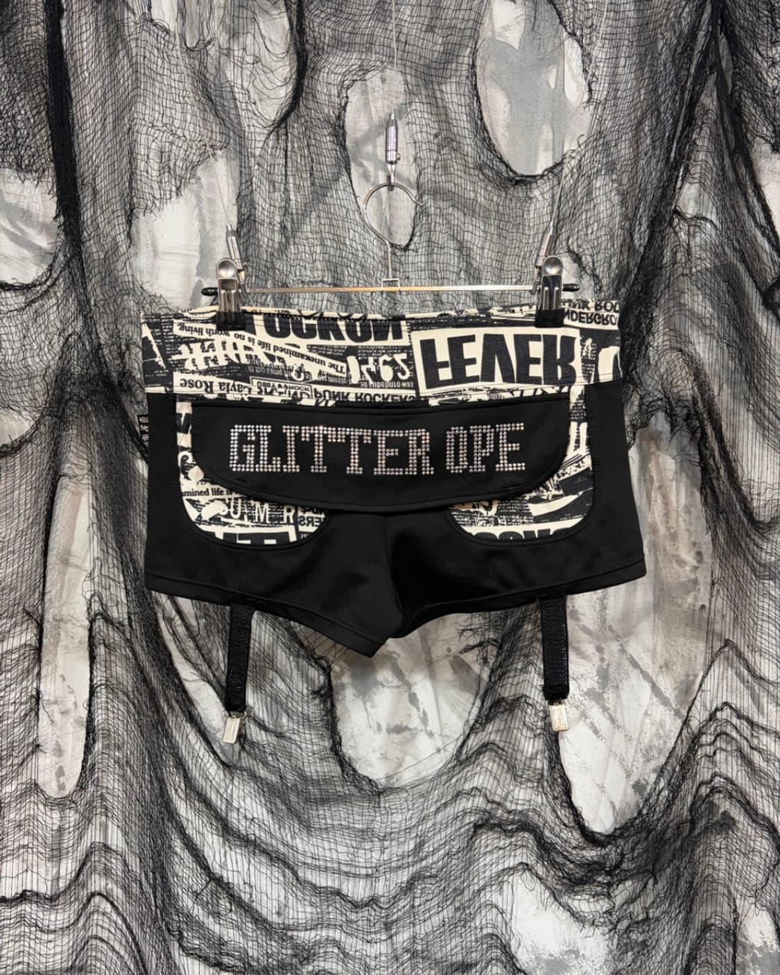 PUNK Onee Gyaru cubic short pants 상품이미지2