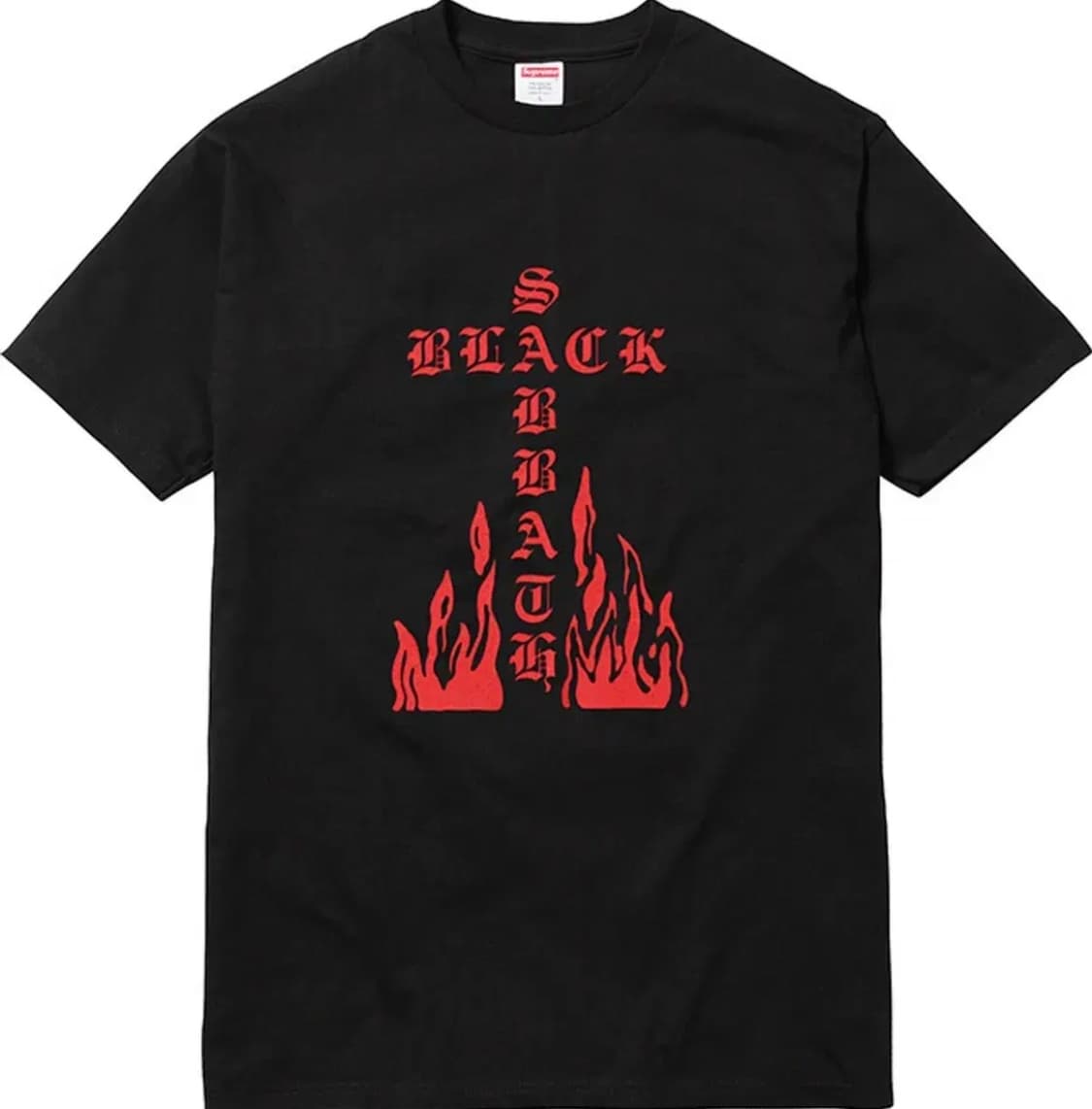 슈프림 블랙사바스 크로스 티셔츠 상품이미지1