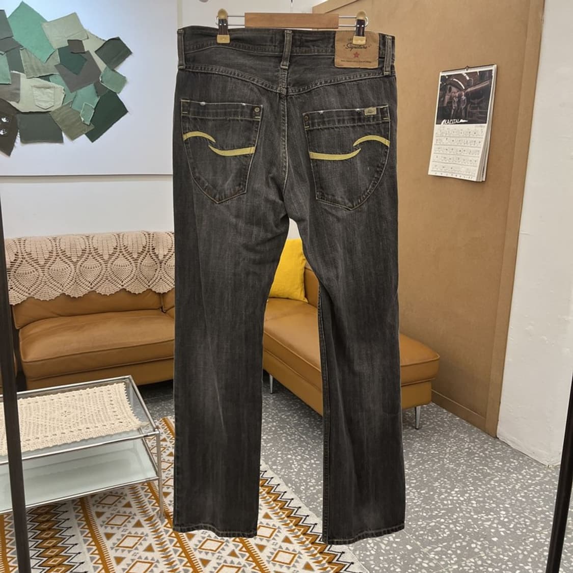 리바이스 시그니처 빈티지 데미지 워싱 데님팬츠 32인치 C10525 상품이미지4