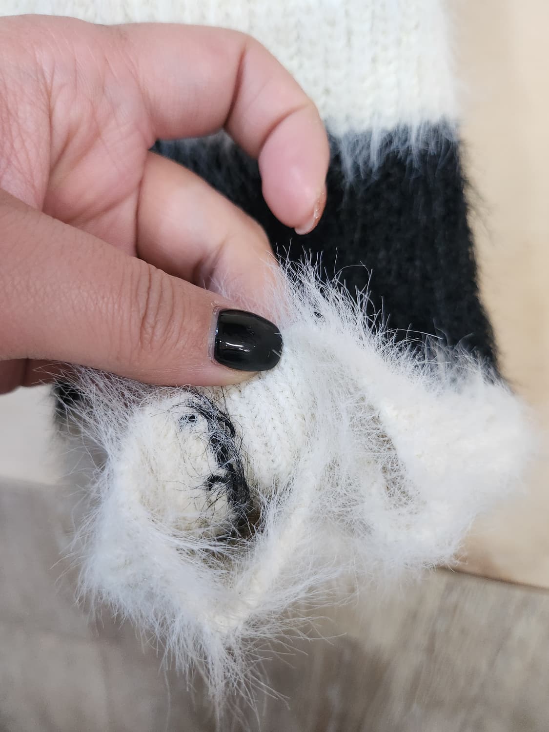 599) 스튜디오화이트 스트라이프 크롭 가디건 상품이미지4