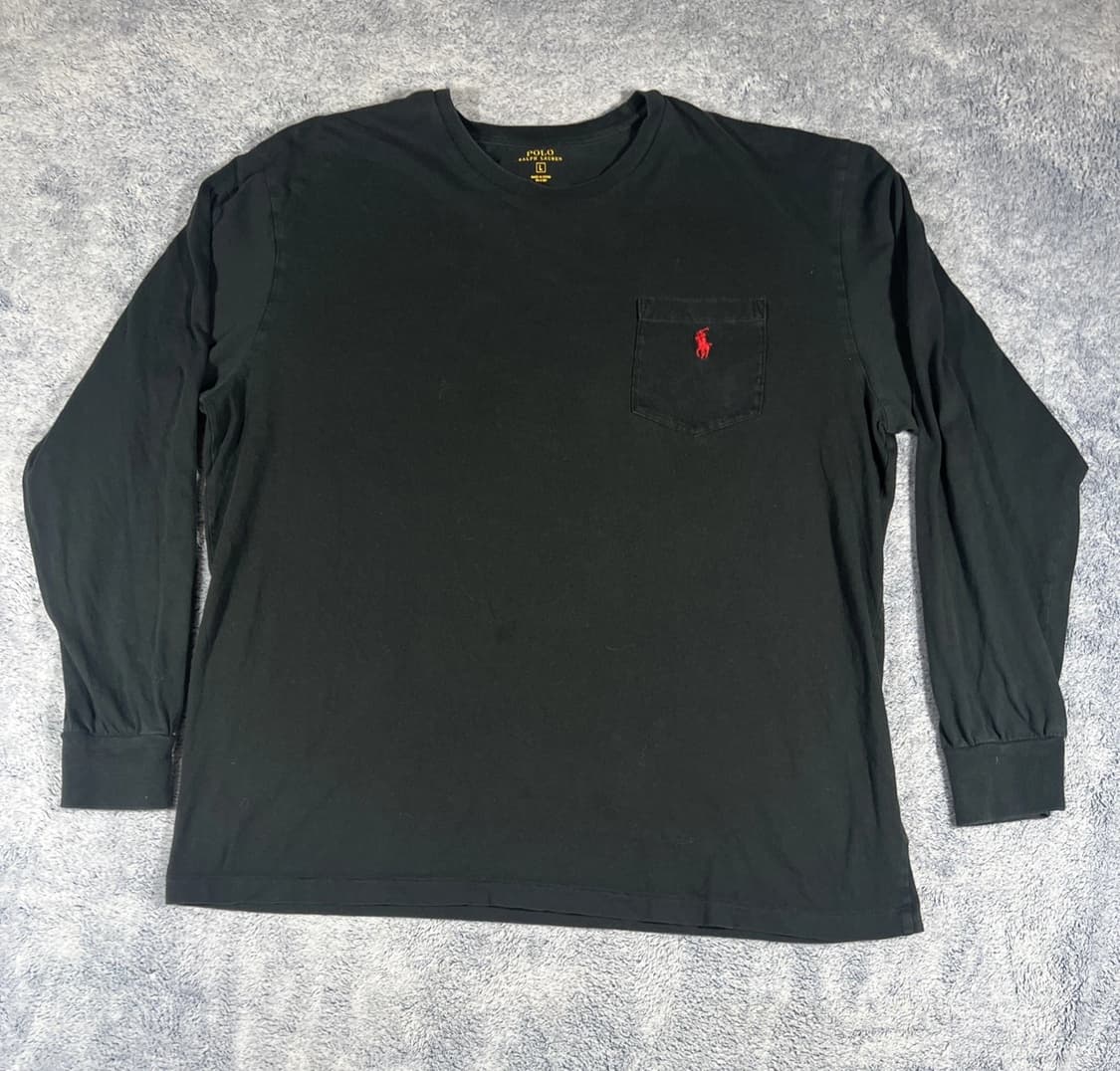 폴로 랄프 로렌 브랙 스웻 롱 슬리브 상품이미지1