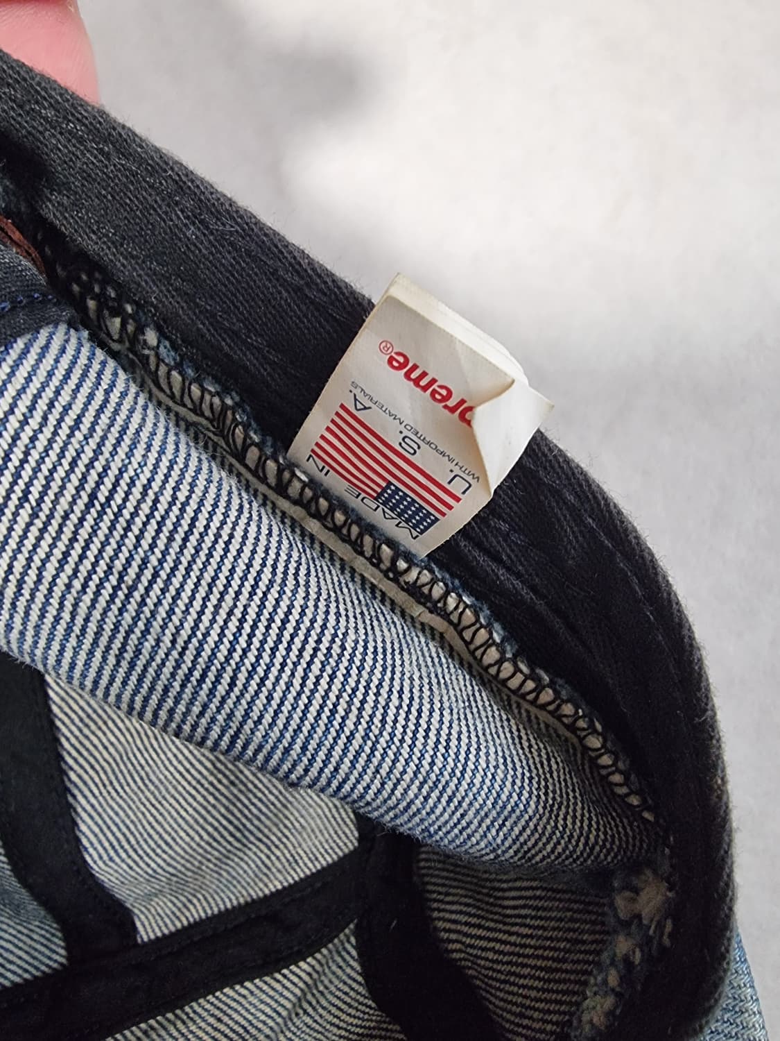 슈프림 데님 캠프캡  상품이미지5