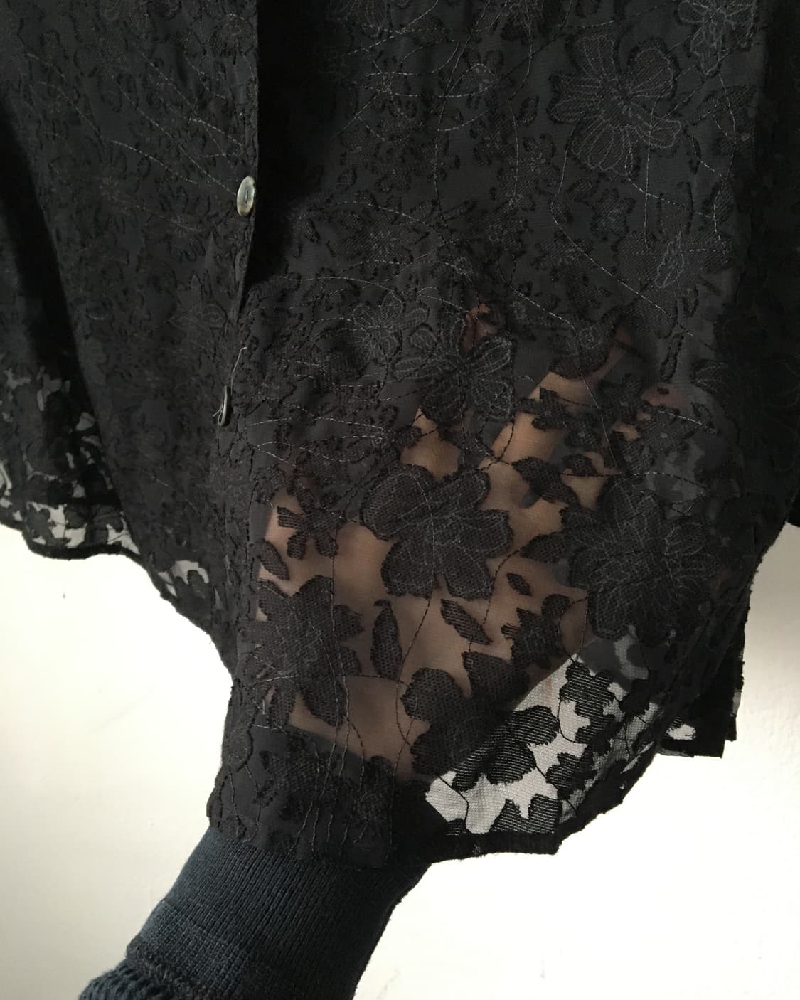 Pattern see through hshirt 상품이미지3