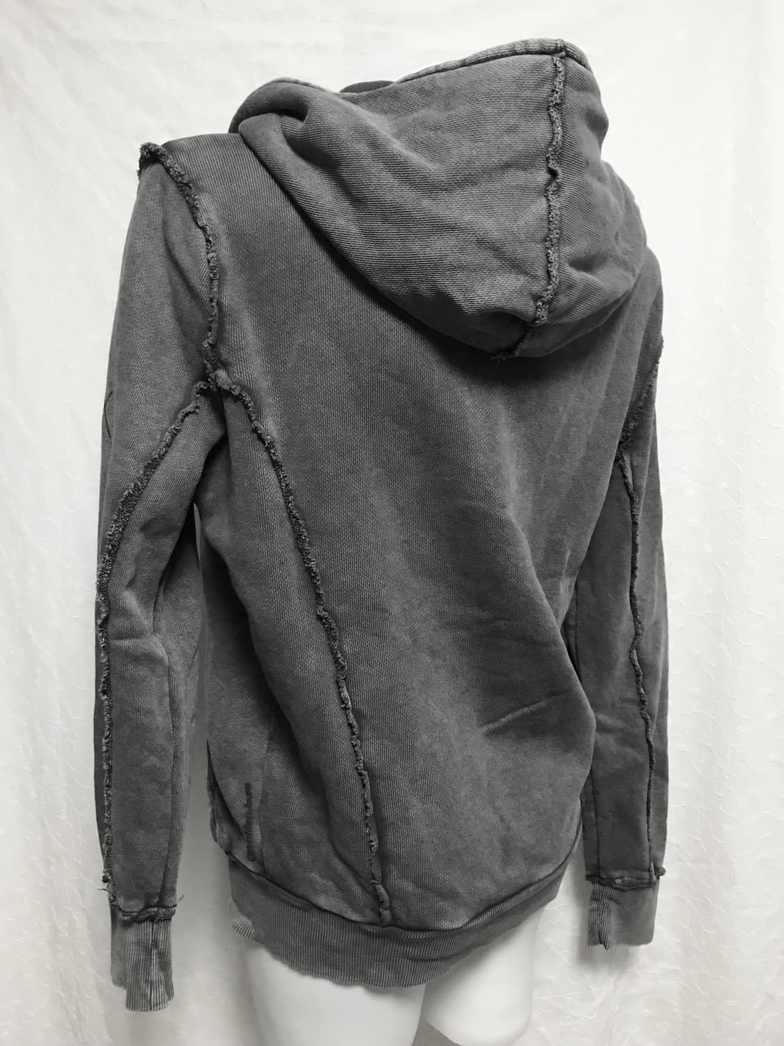 택포•빈티지 캘빈클라인 아카이브 사선 지퍼 워싱 절개 후드 집업 상품이미지4