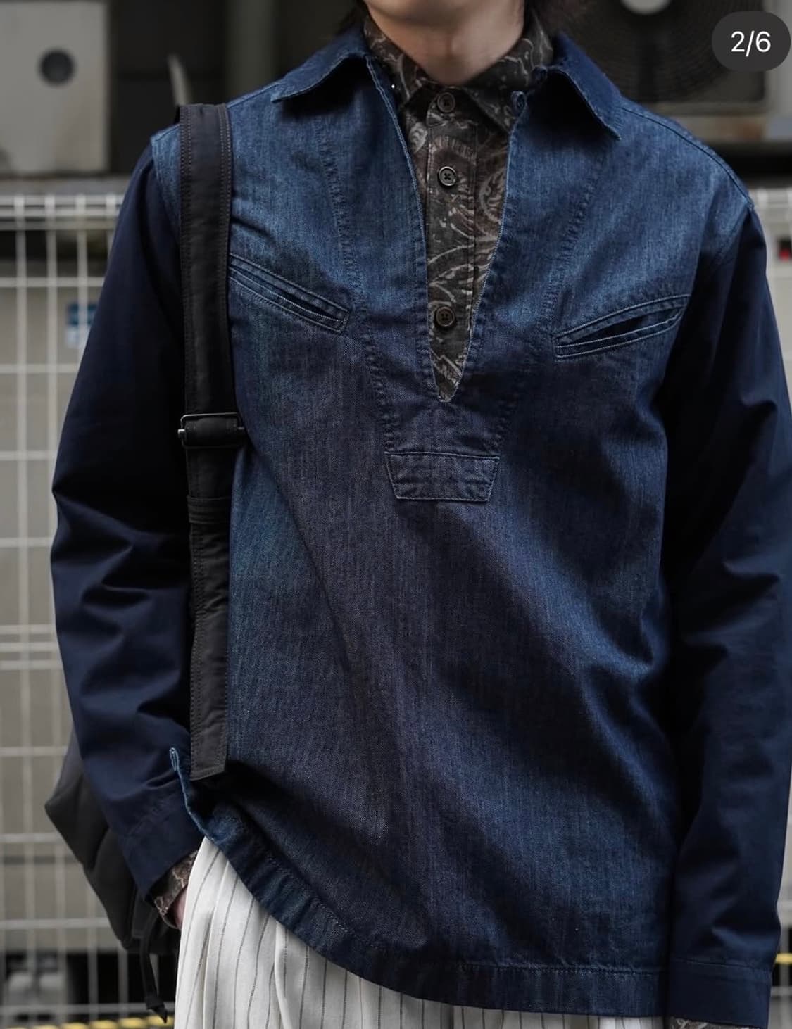 드리스반노튼 데님 셔츠 48 상품이미지1