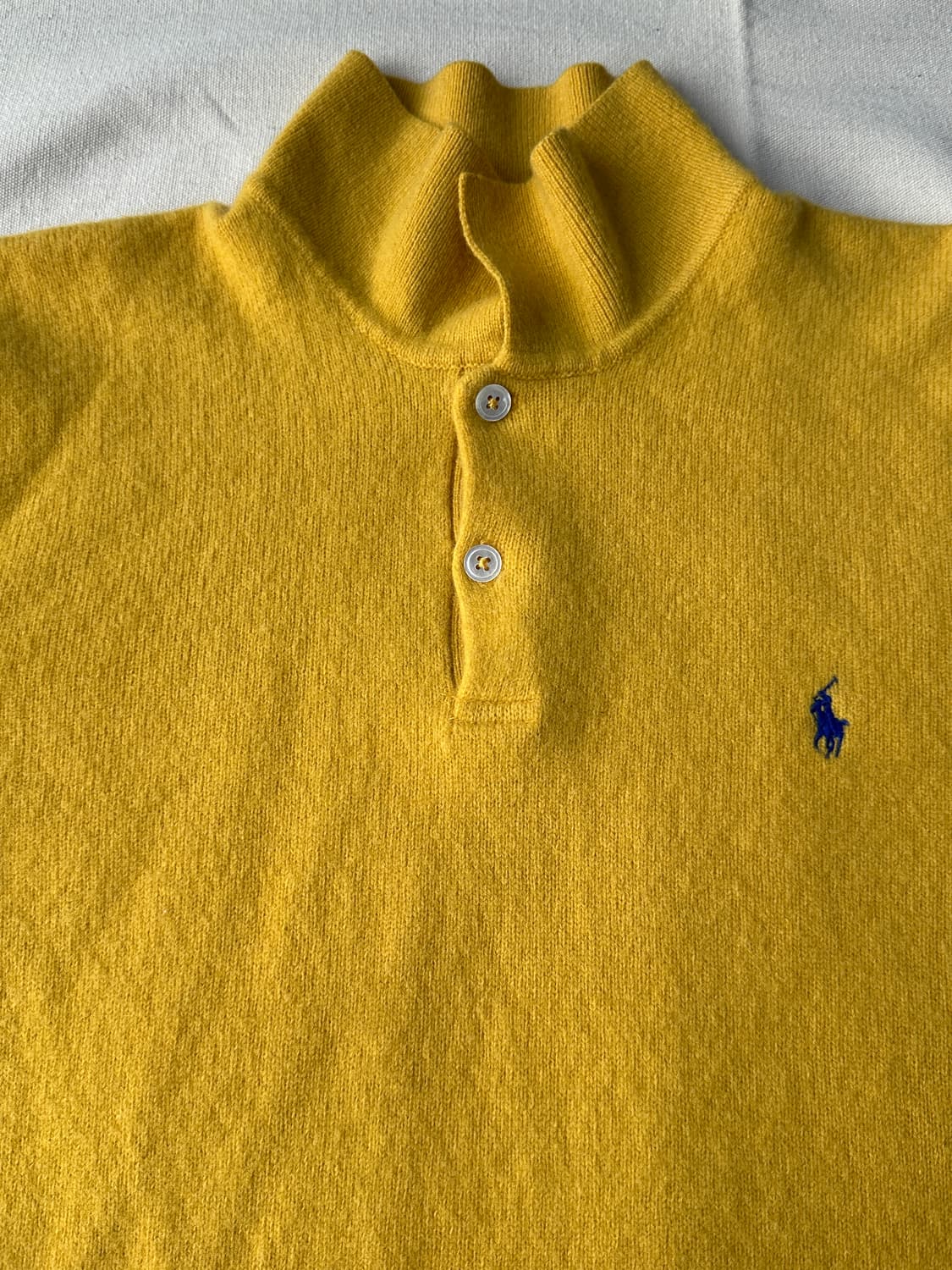 폴로 램스울 니트 카라 머스터드 XL (100) 상품이미지6