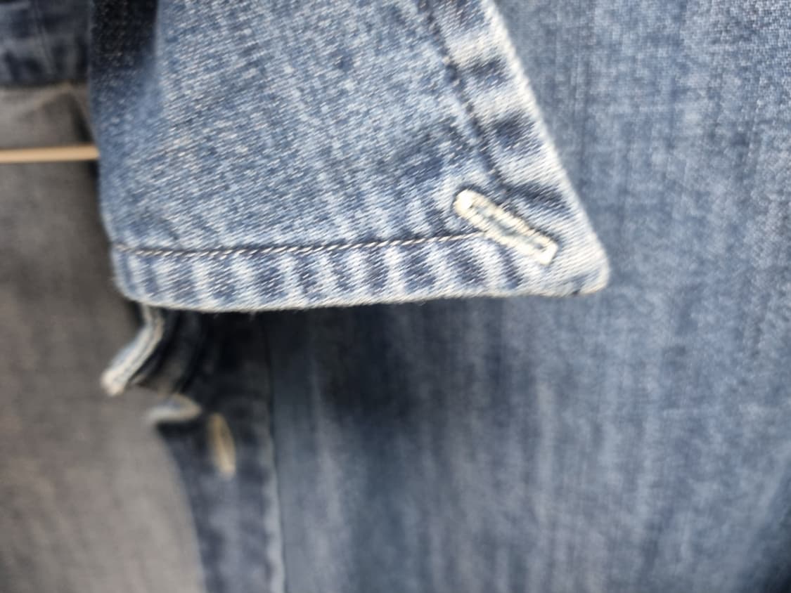 남성 폴로 멀티포니 긴팔 데님 청 셔츠 남방 상품이미지6