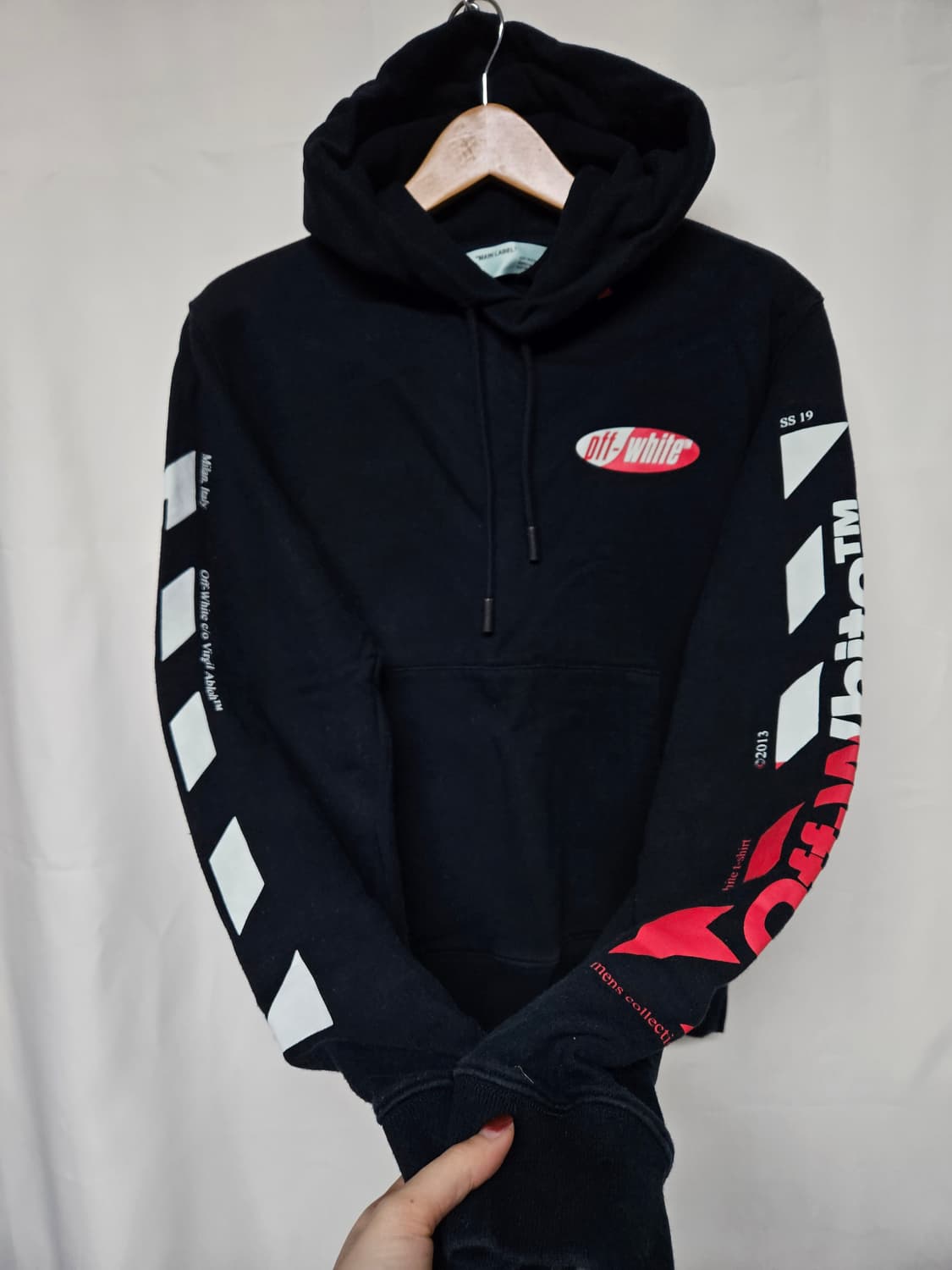 오프화이트 남성후드집업M  상품이미지4