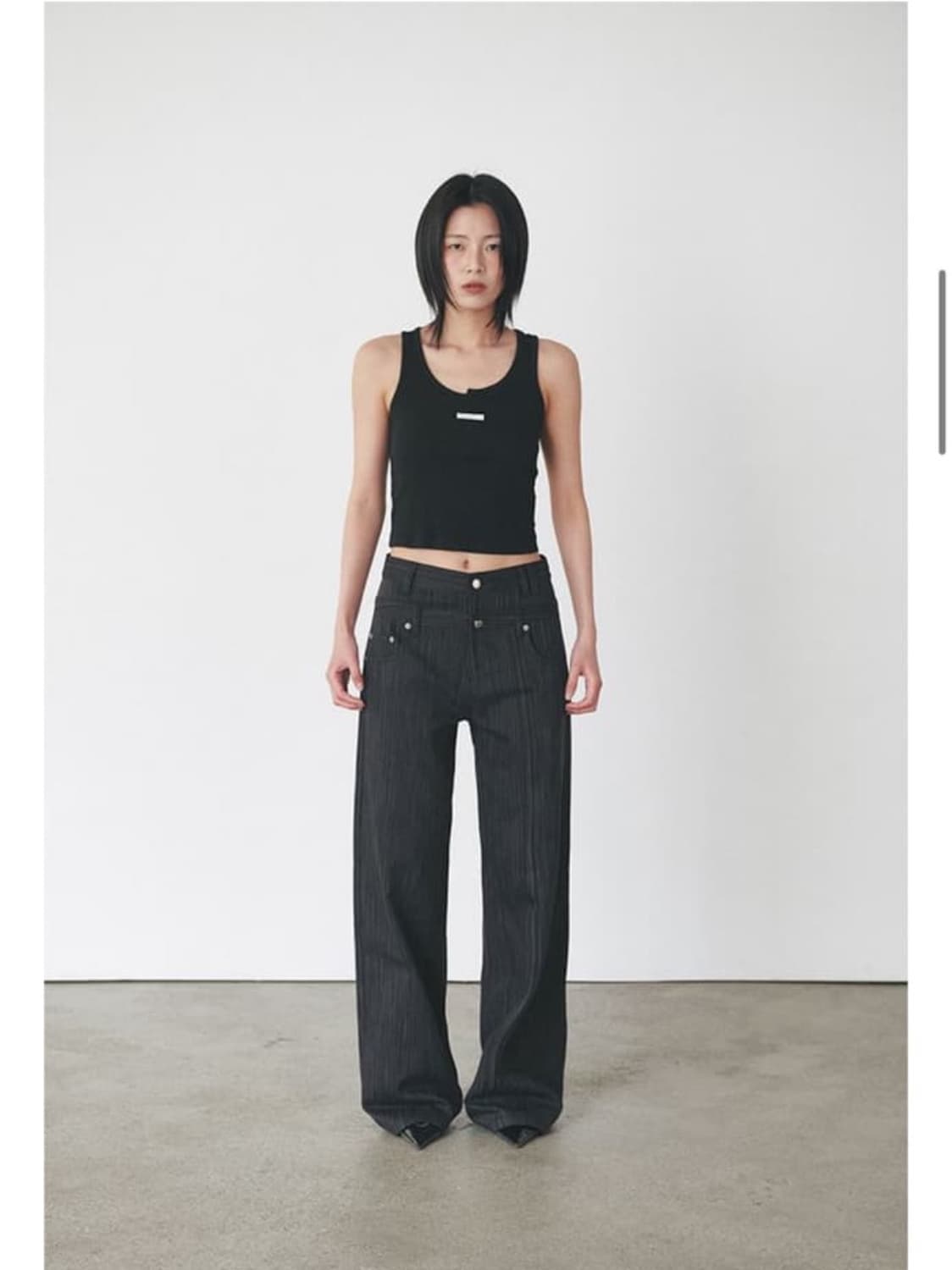 [ORDES] DOUBLE WAIST PANTS - stripe 상품이미지1