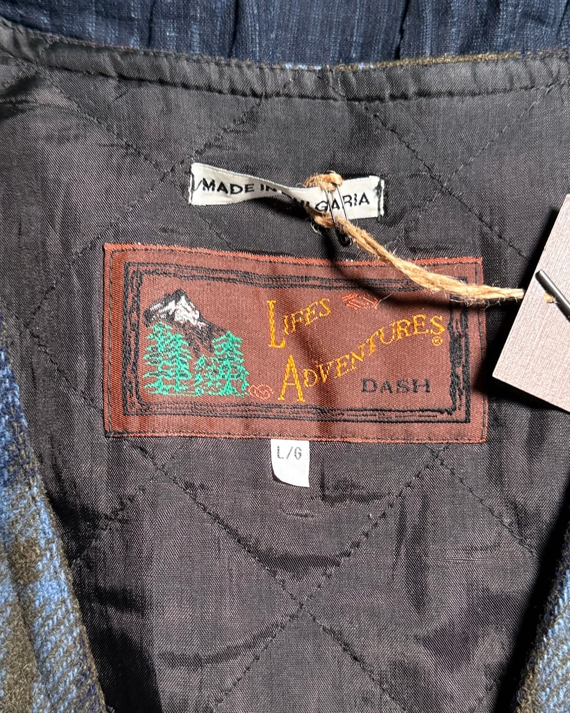 80-90‘s 라이프 어드벤쳐 울 블랜드 헌팅 베스트 L 상품이미지4