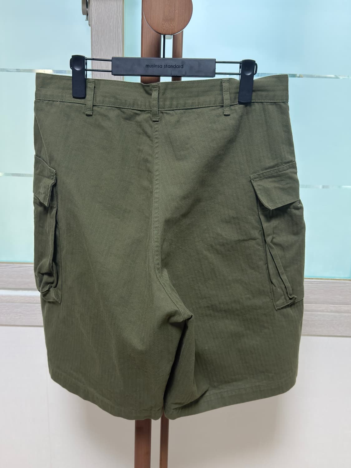 오어슬로우 US 아미 투 포켓 카고 쇼츠: 올리브 / 3 상품이미지2