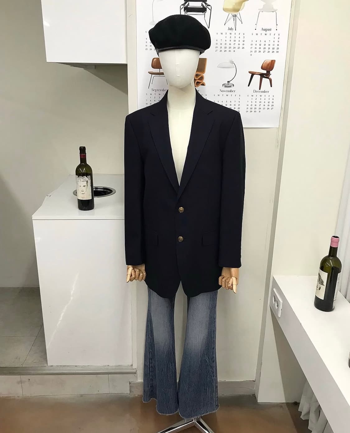 버버리 금장 블레이저 자켓 상품이미지8