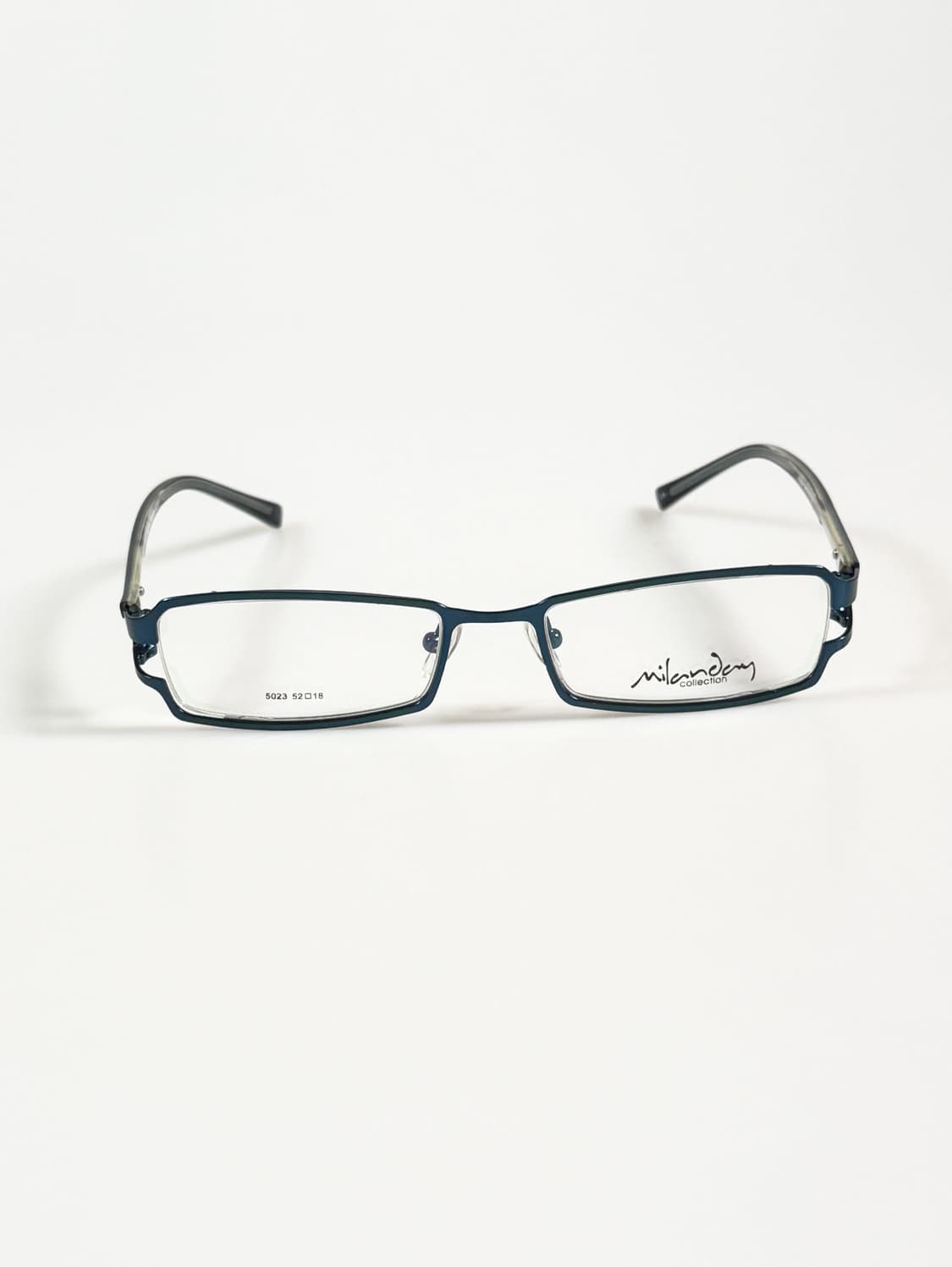MILANDAY 슬림 스퀘어 메탈 프레임 빈티지 안경 상품이미지2