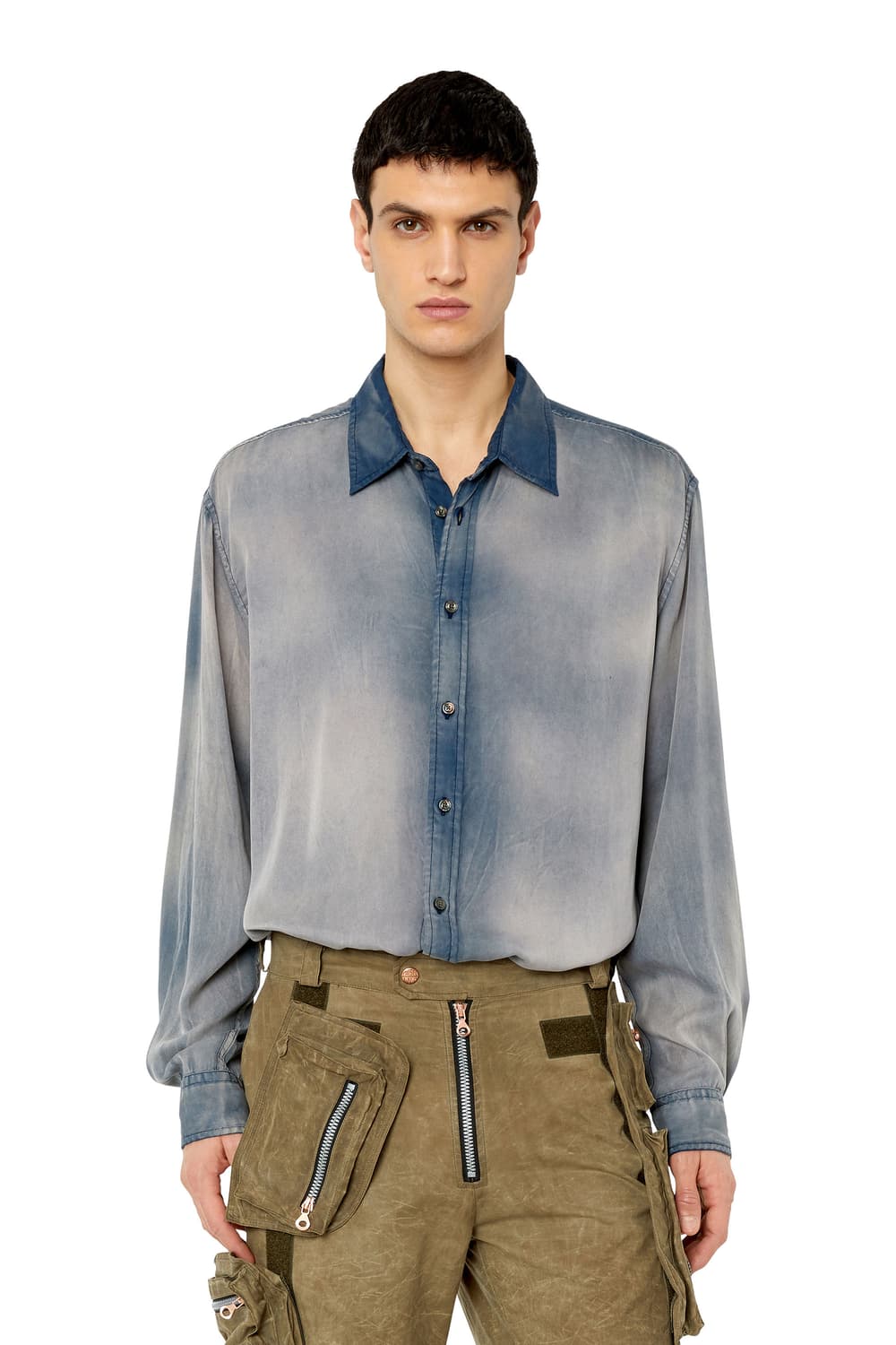 Diesel 블루 셔츠 상품이미지7