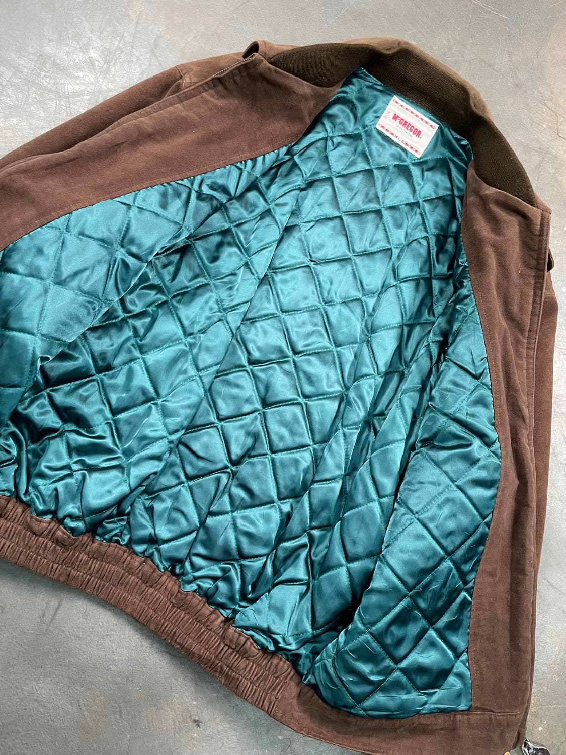 맥그리거 스웨이드 봄버 자켓 상품이미지3