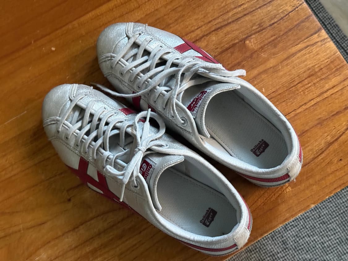 오니츠카 타이거 올림푸스 270mm 실버 와인 상품이미지7