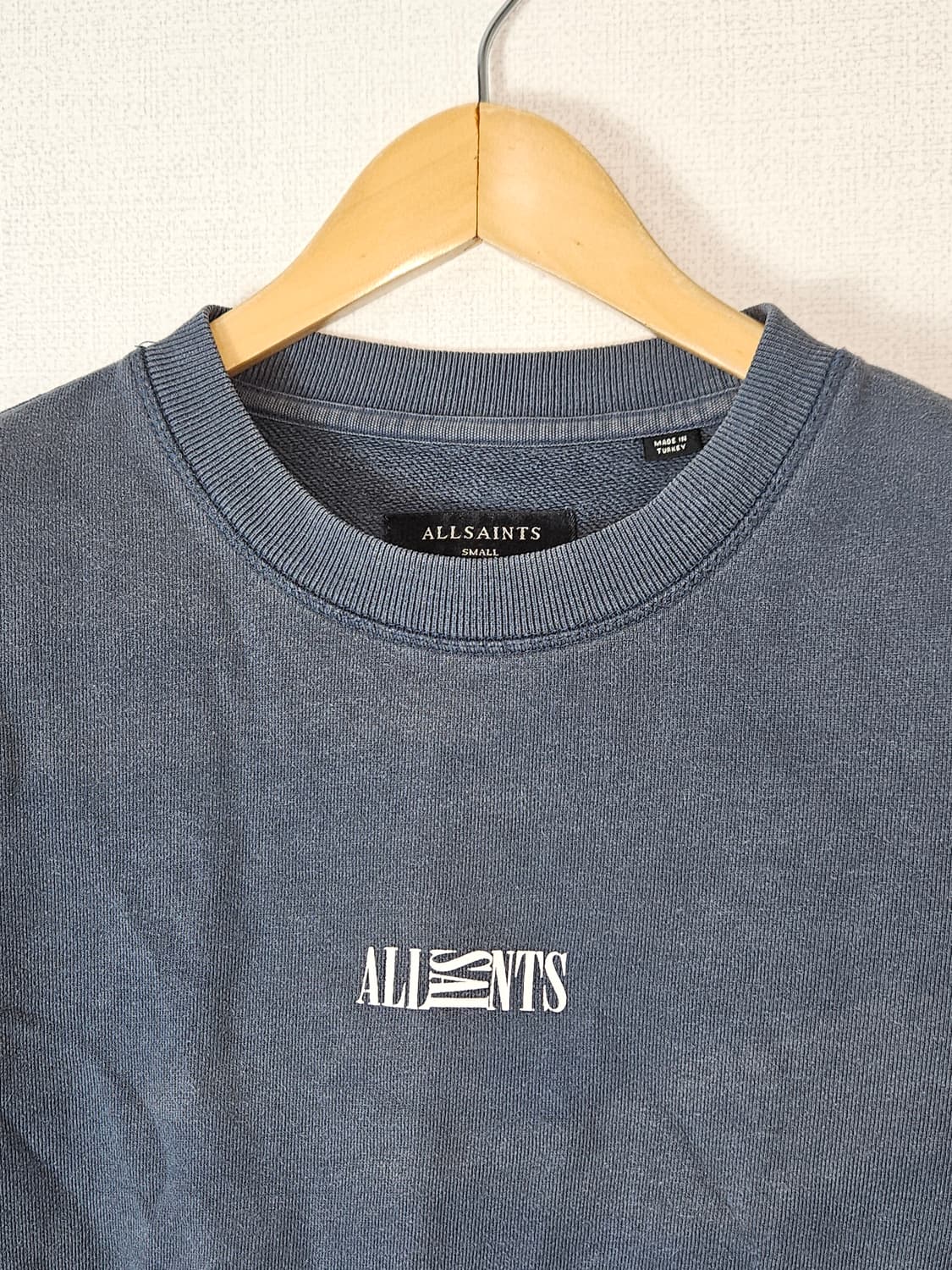 올세인츠 라운드넥 오버핏 맨투맨 테리 S (100-105) 상품이미지2