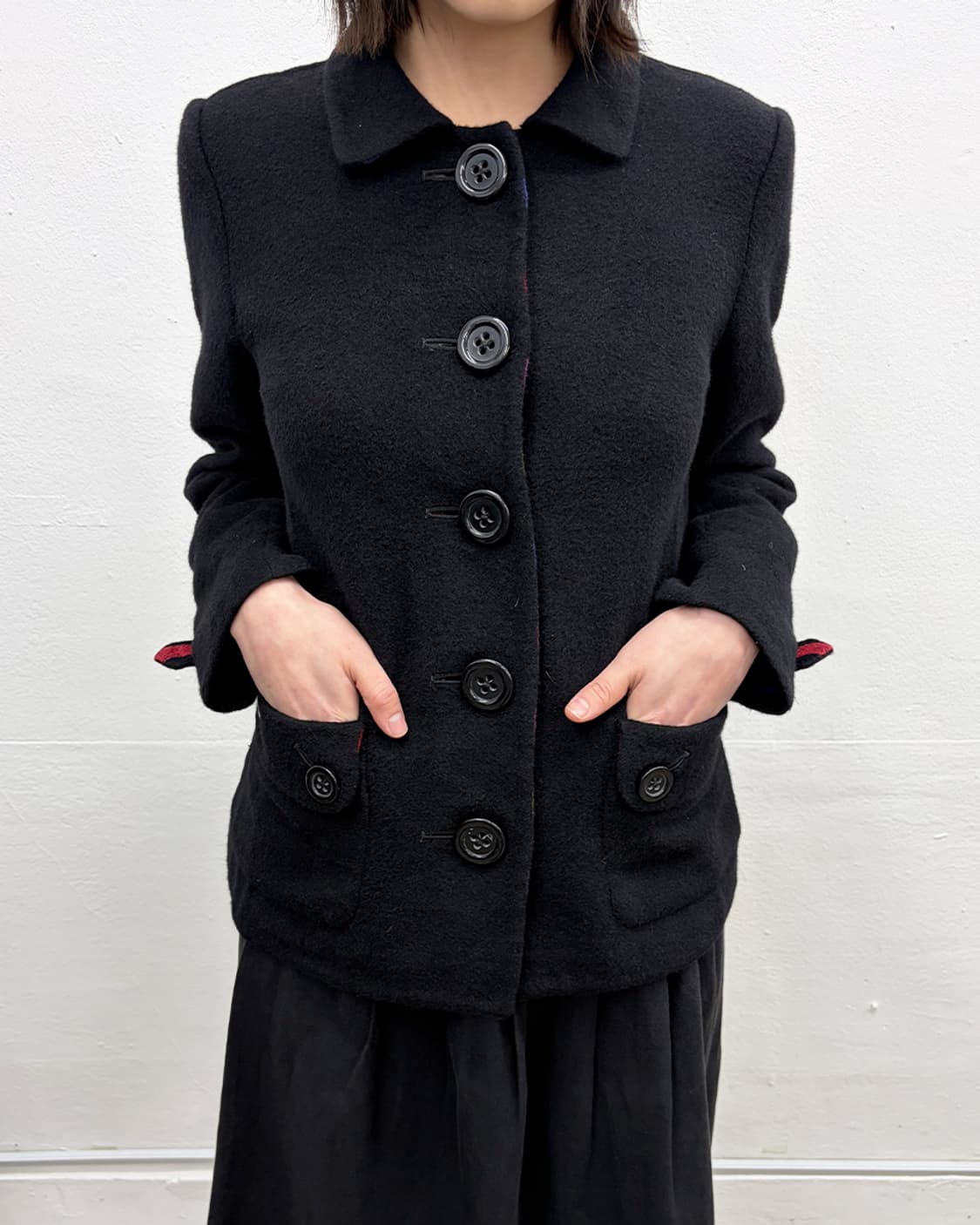 소니아 리키엘 버튼 울 자켓 상품이미지4