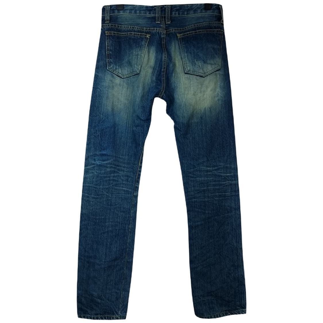 [미하라야스히로] 빈티지 워시드 슬림핏 데님 팬츠 청바지 P01186 상품이미지3