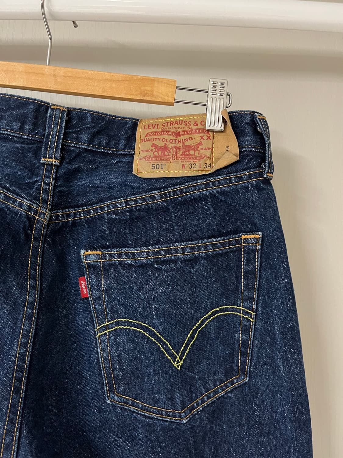 32 리바이스 501 청바지 데님  LEVIS 중청 진청 상품이미지4